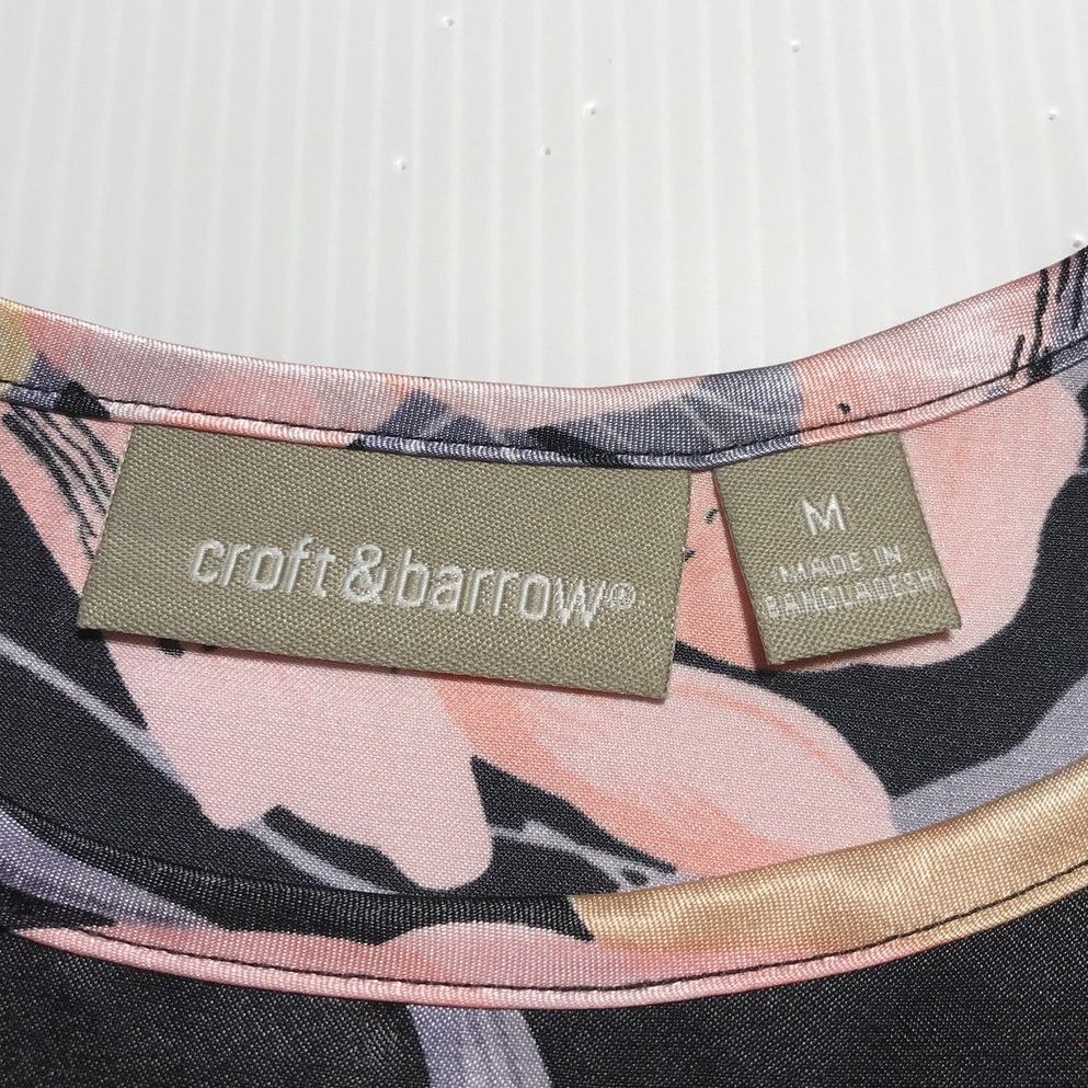 Croft & Barrow Croft & Barrow Floral Scoop Neck Sleeveless Blouse M Size M / US 6-8 / IT 42-44 - 3 Thumbnail