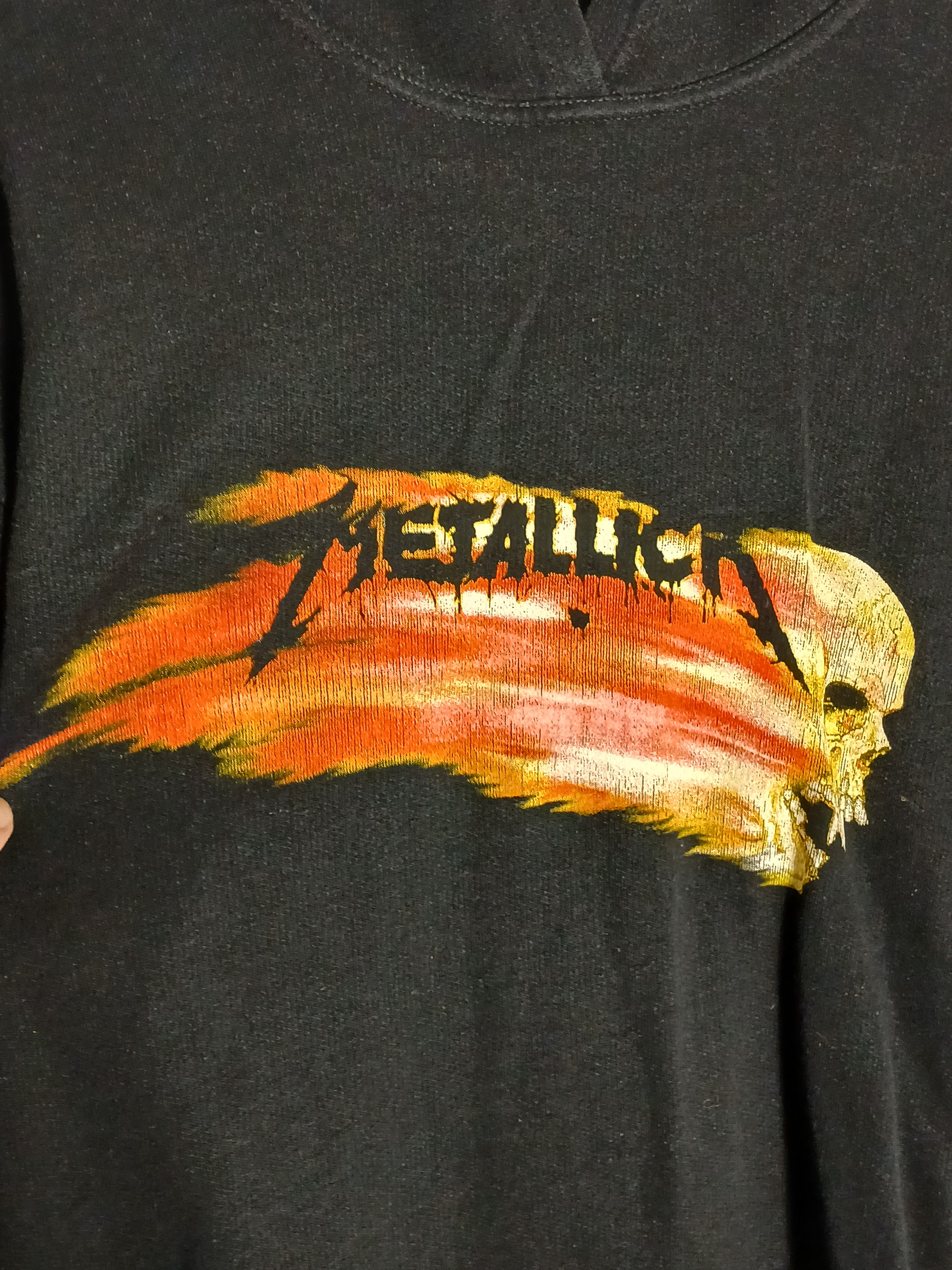 Band Tees × Metallica × Vintage Vintage Metallica Single Stitch Hoodie Size US XL / EU 56 / 4 - 3 Thumbnail