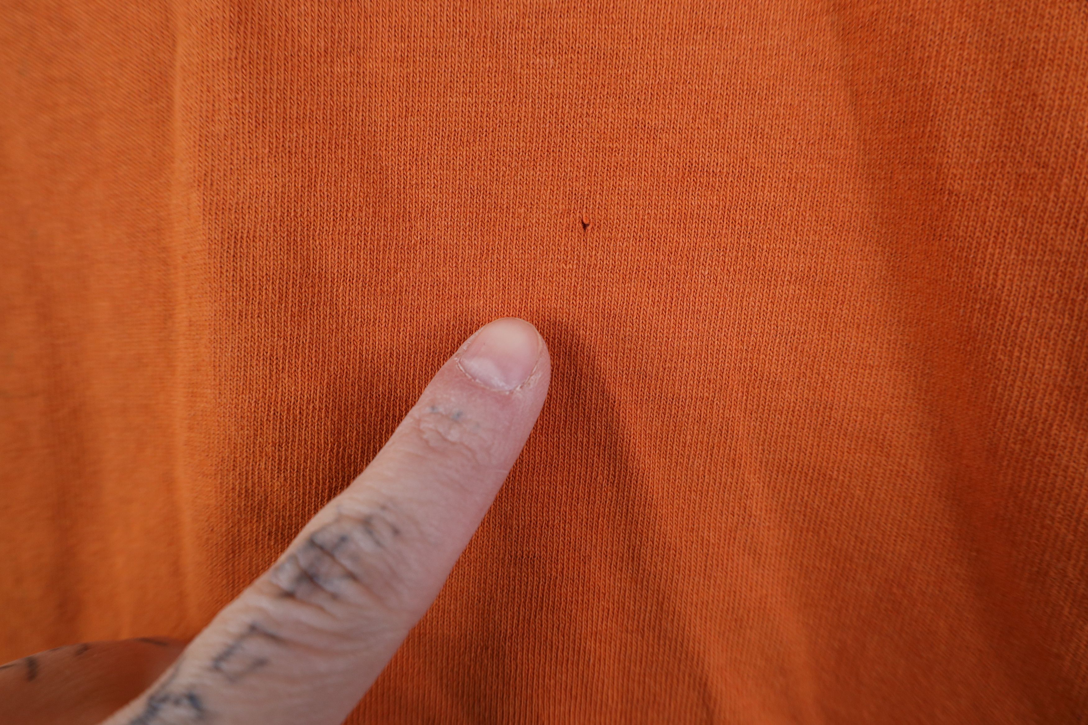 Nike Vintage 90s Y2K Nike Scott Big Center Swoosh T-Shirt Orange Size US XL / EU 56 / 4 - 6 Thumbnail