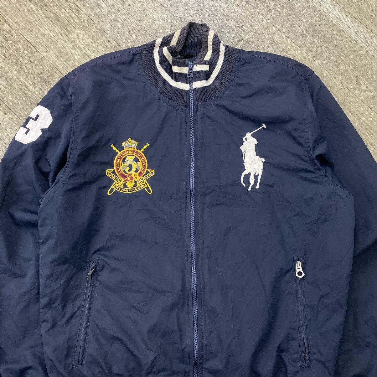 Polo Ralph Lauren Vintage Polo Ralph Lauren Big Pony Nylon Bomber Jacket Size US L / EU 52-54 / 3 - 4 Thumbnail