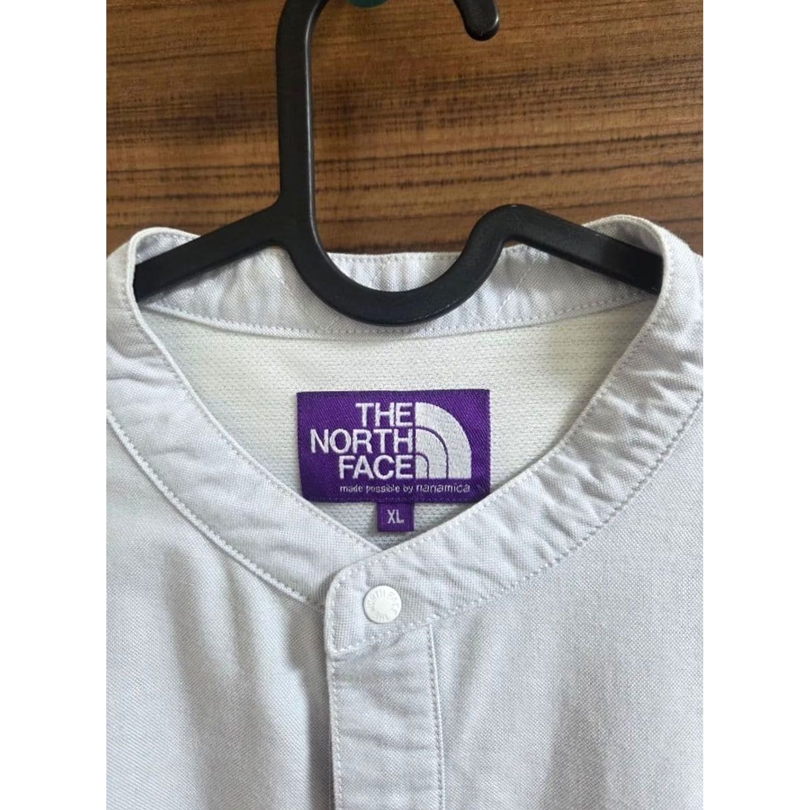 The North Face Purple Label THE NORTH FACE PURPLE LABEL Shirt XL Gray Cotton Polyester Button-Up Long Sleeve Casual Mens Size US XL / EU 56 / 4 - 3 Thumbnail