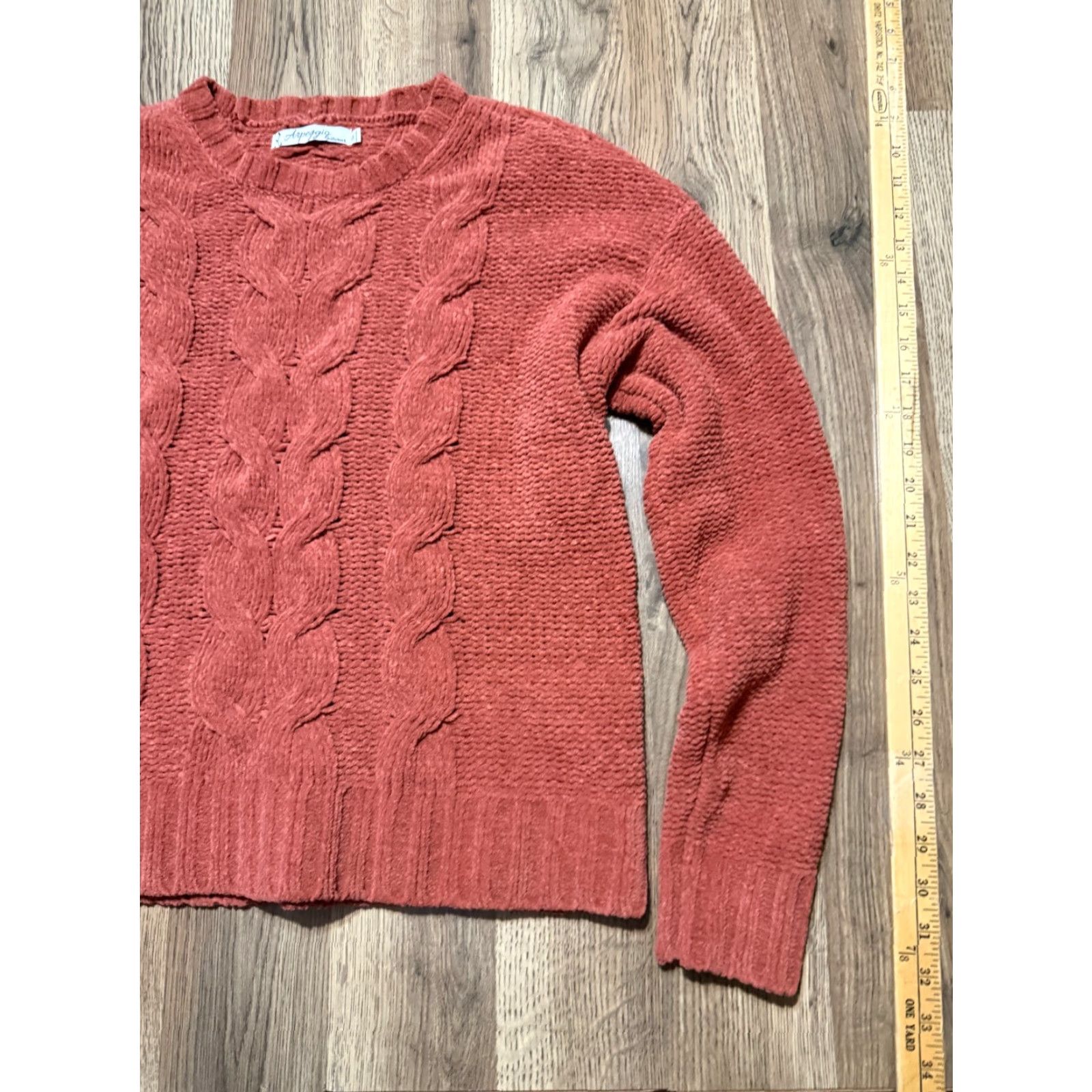 Vintage Arpeggio Sweater Women's Size Small Orange Knitwear Crewneck Pullover Size S / US 4 / IT 40 - 4 Thumbnail