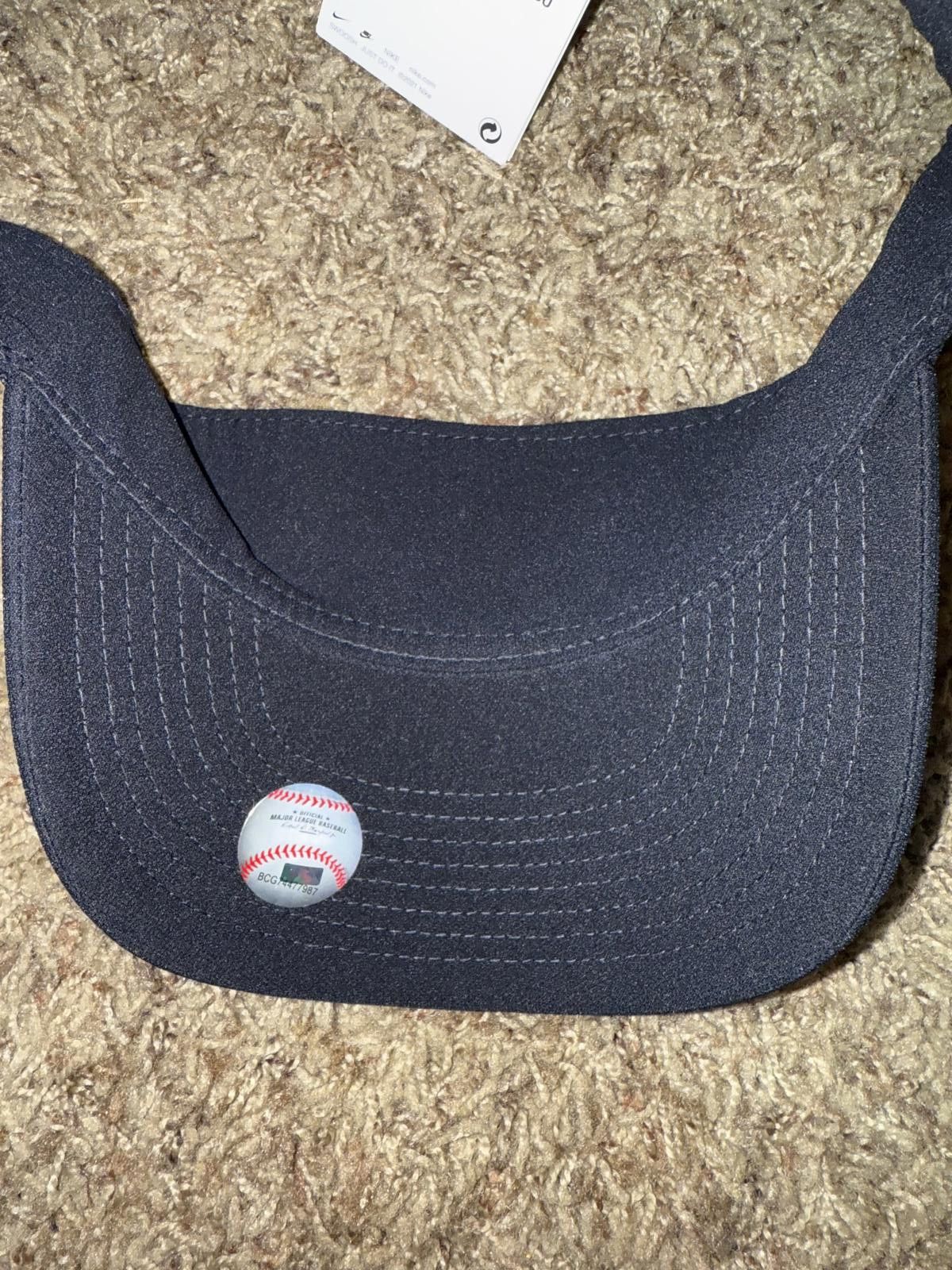Nike Nike Men's Navy St. Louis Cardinals Wordmark Performance Adjustable Visor Size ONE SIZE - 12 Thumbnail