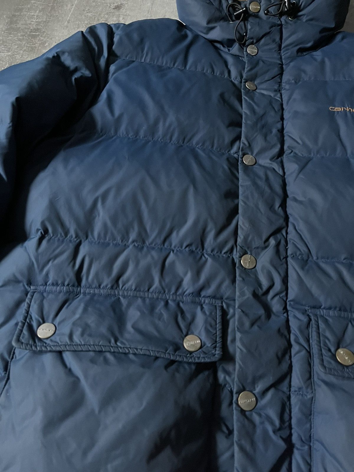 Carhartt Carhartt Raleigh Puffer vintage blue jacket feather rare Size US XL / EU 56 / 4 - 5 Thumbnail