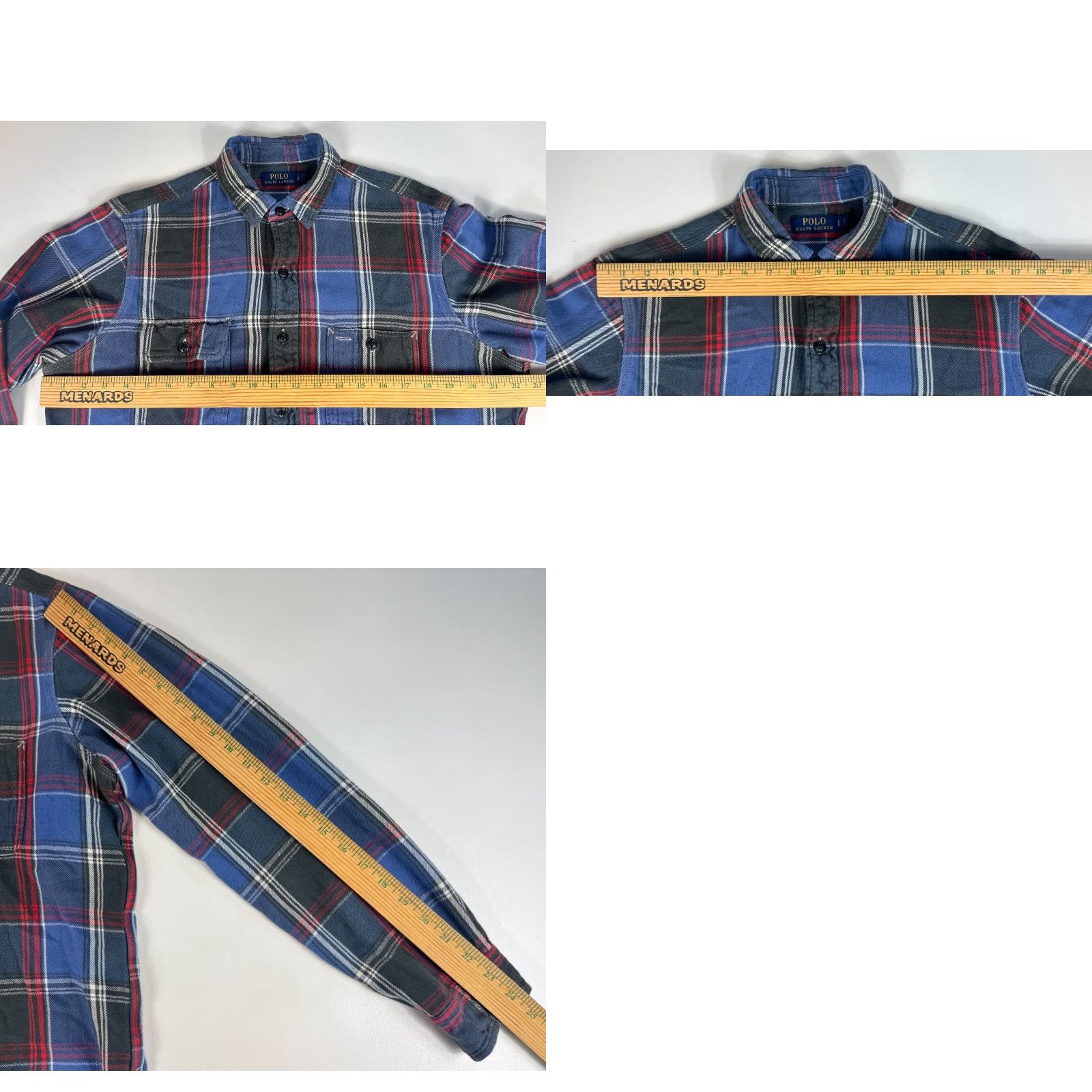 Polo Ralph Lauren Polo Ralph Lauren Button-Up Flannel Shirt Plaid Multicolor Sz L Mens Size US L / EU 52-54 / 3 - 8 Thumbnail