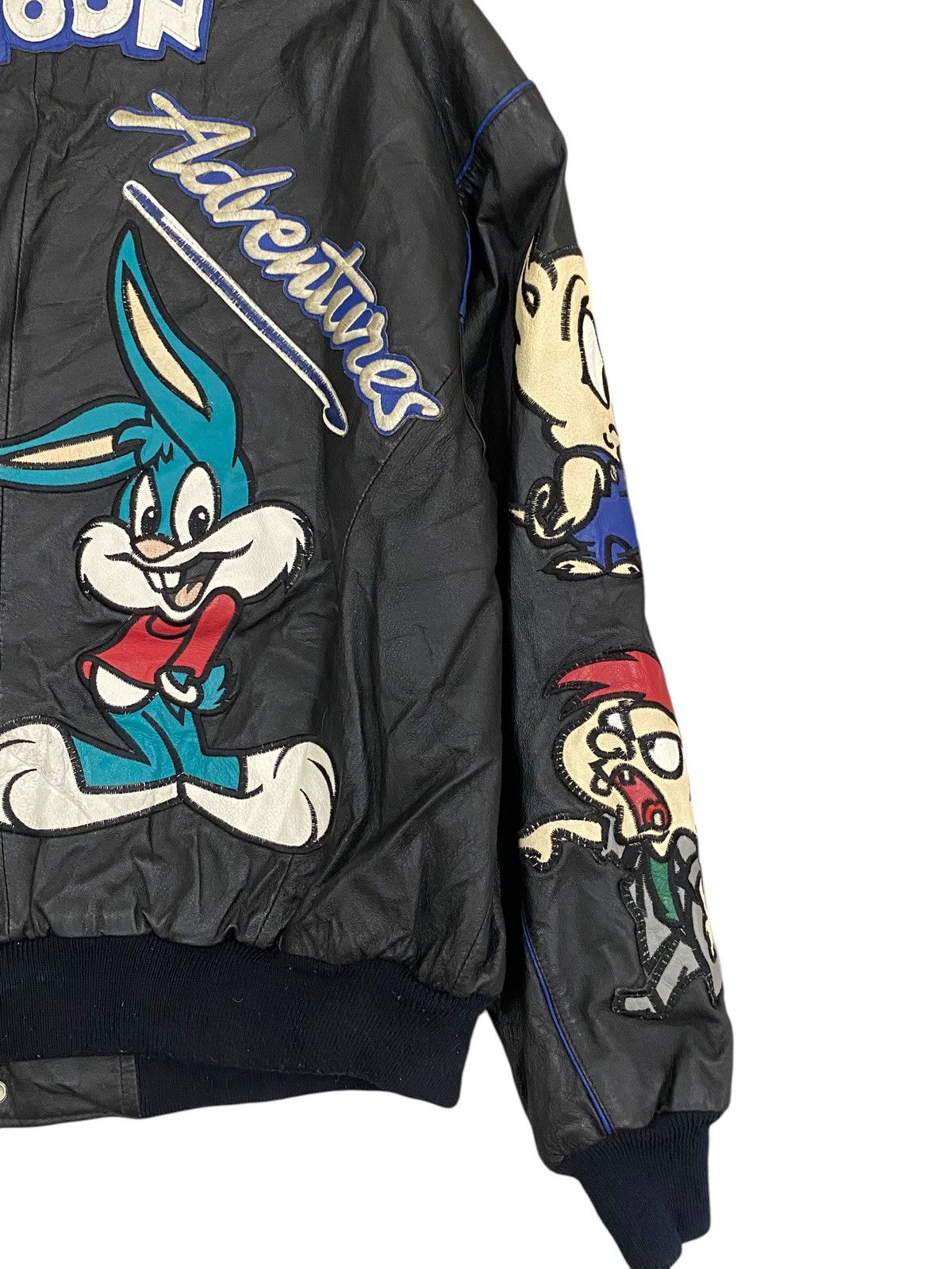 Warner Bros Rare Vtg 90s Montana Toons “Tiny Toon Adventures” Leather Size US L / EU 52-54 / 3 - 5 Thumbnail