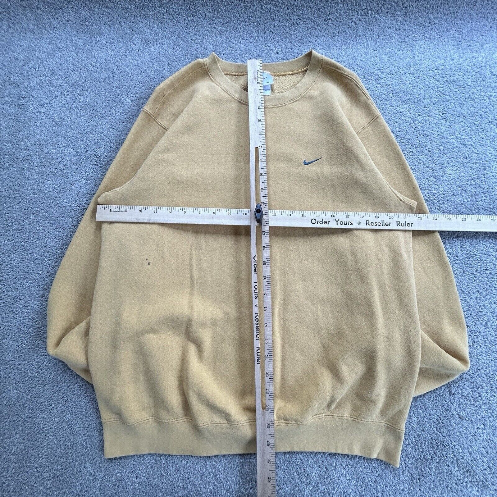 Nike Vintage 90s Nike Sweatshirt Faded Mango Green Made In USA Size US M / EU 48-50 / 2 - 5 Thumbnail