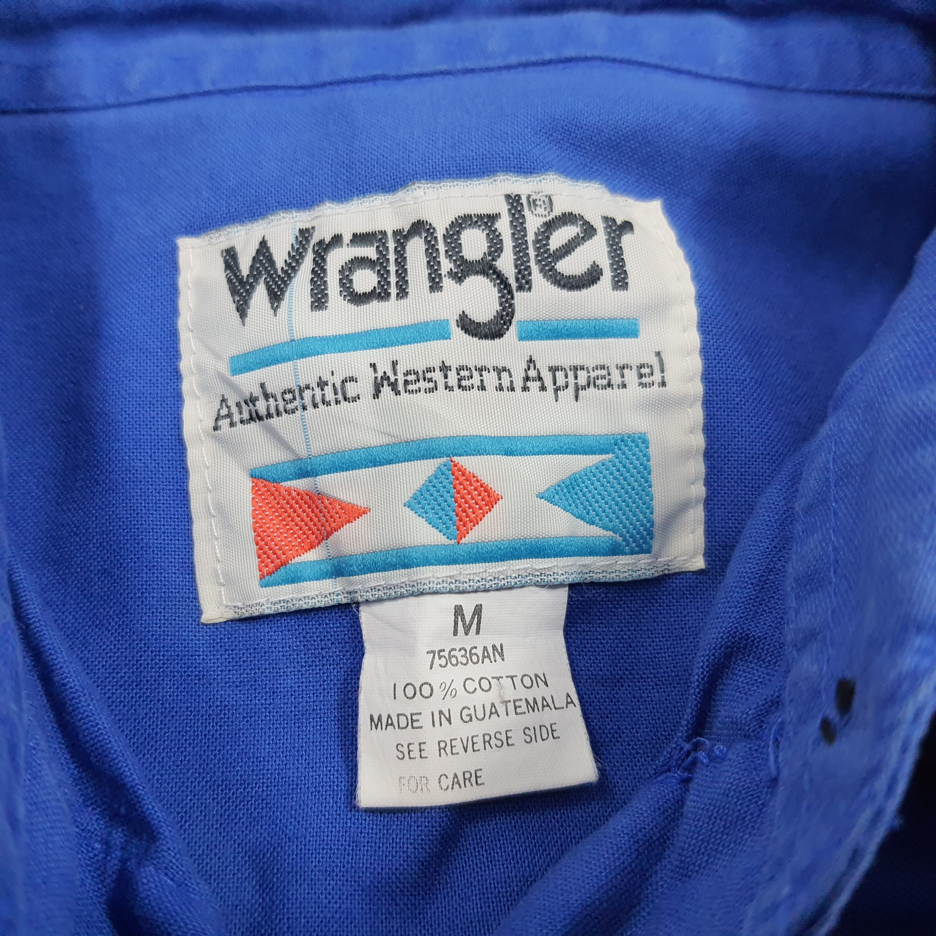 Vintage × Wrangler Vintage Wrangler Classic Art Design Button Up Shirt Size US S / EU 44-46 / 1 - 5 Thumbnail