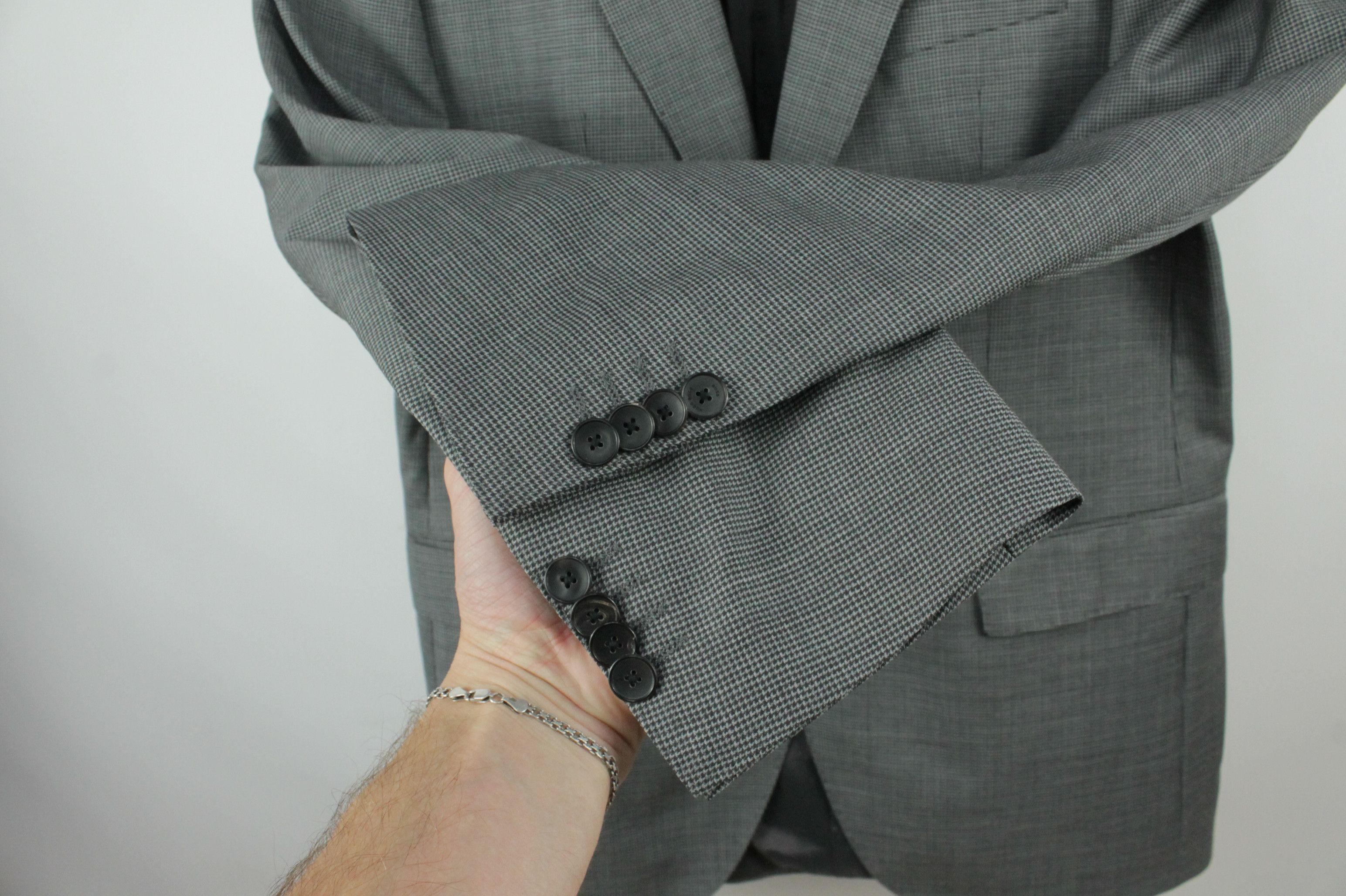 Hugo Boss Hugo Boss Jeckson Regular Fit Gray Wool Blazer Jacket Size US M / EU 48-50 / 2 - 4 Thumbnail