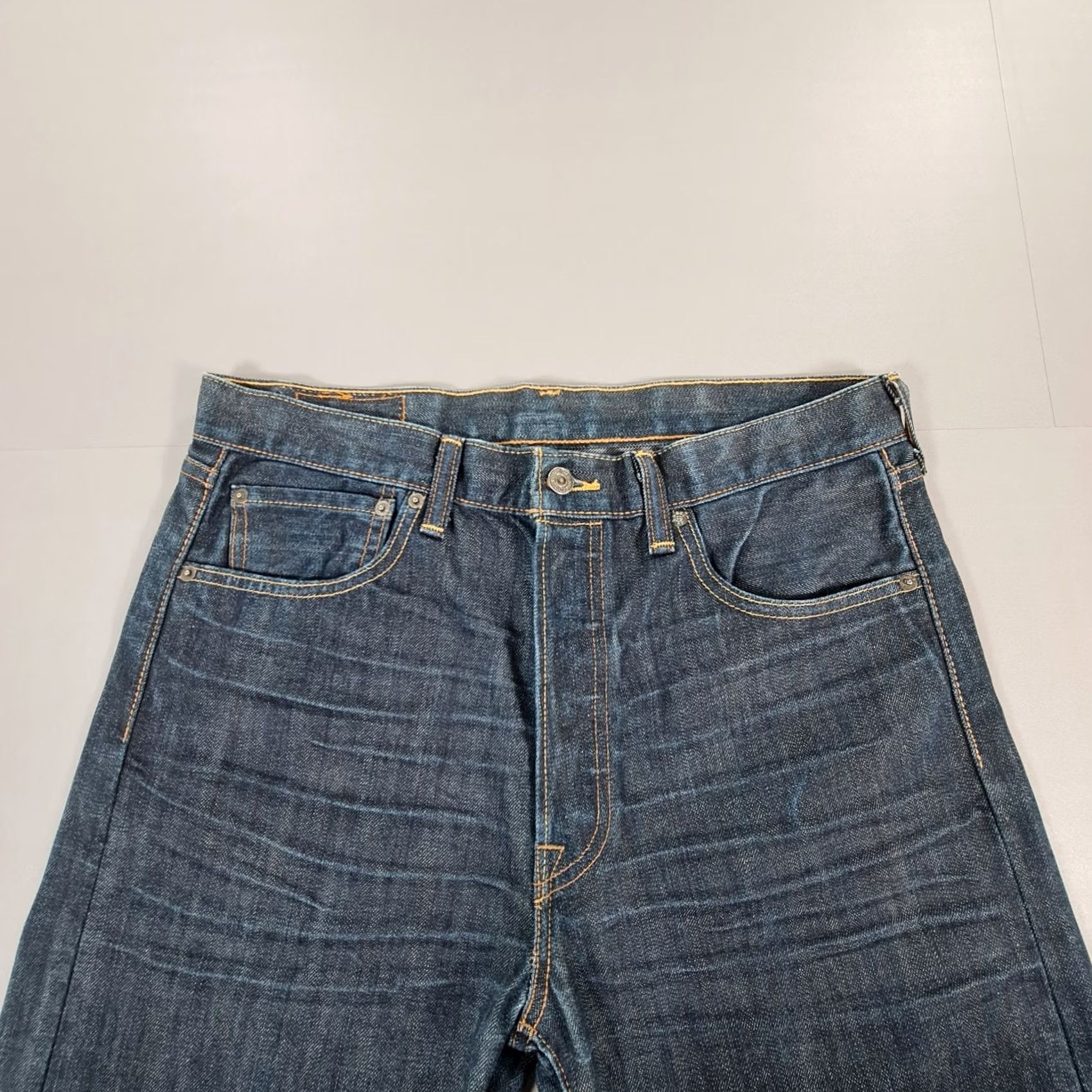 Levi's Levi's 501 Jeans Blue Regular Fit Straight Leg Button Fly Denim 34x32 Mens Vintage No 90s USA Front Pockets Comfort 100% Cotton Size US 34 / EU 50 - 2 Thumbnail