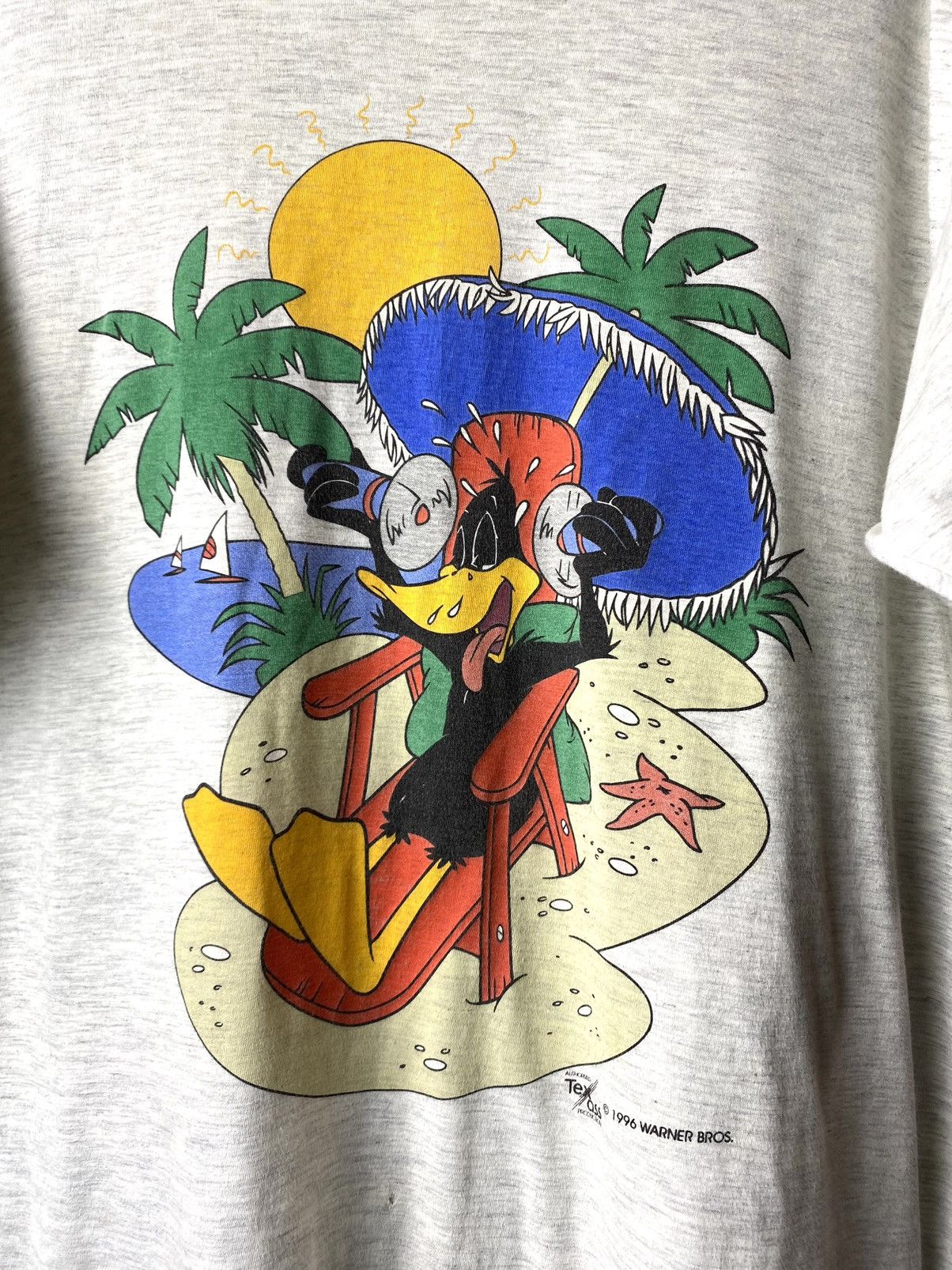 Warner Bros 96’ Vintage Warner Bros Cartoon Looney Tunes T Shirt Movie Size US L / EU 52-54 / 3 - 2 Thumbnail