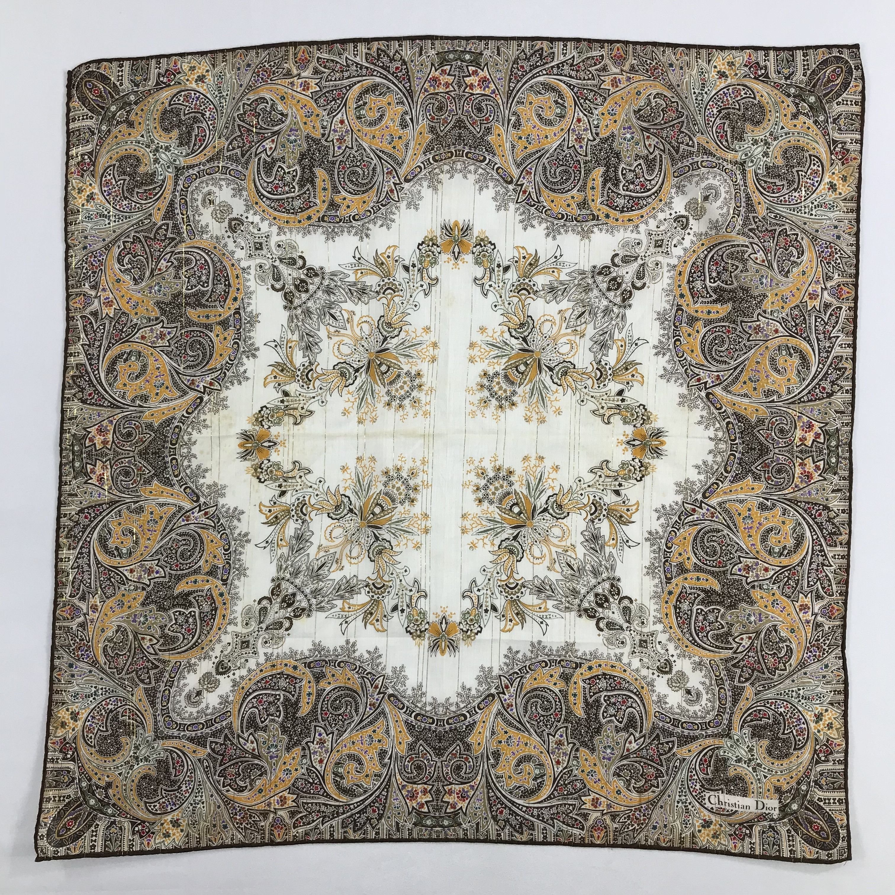 Vintage Christian Dior Bandana / Handkerchief / Neckerchief - S2100 Size ONE SIZE - 1 Thumbnail
