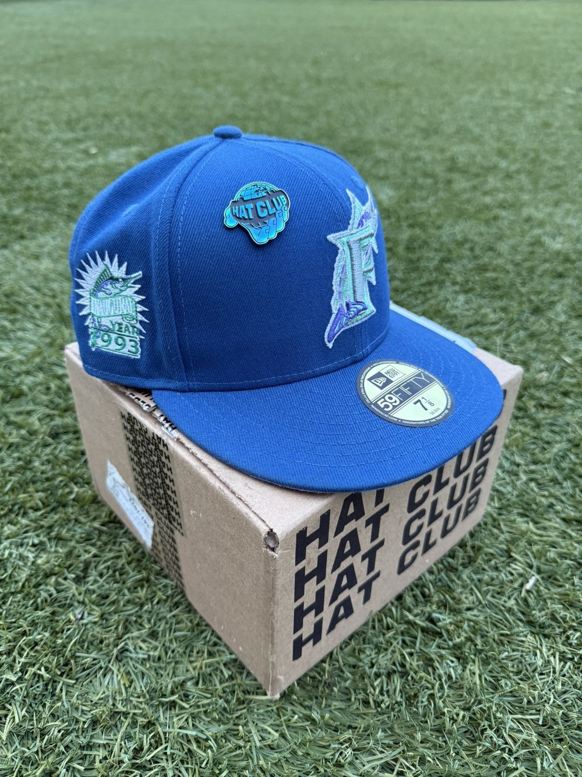 Hat Club New Era 59Fifty Hat Club Florida Marlins Size ONE SIZE - 7 Thumbnail