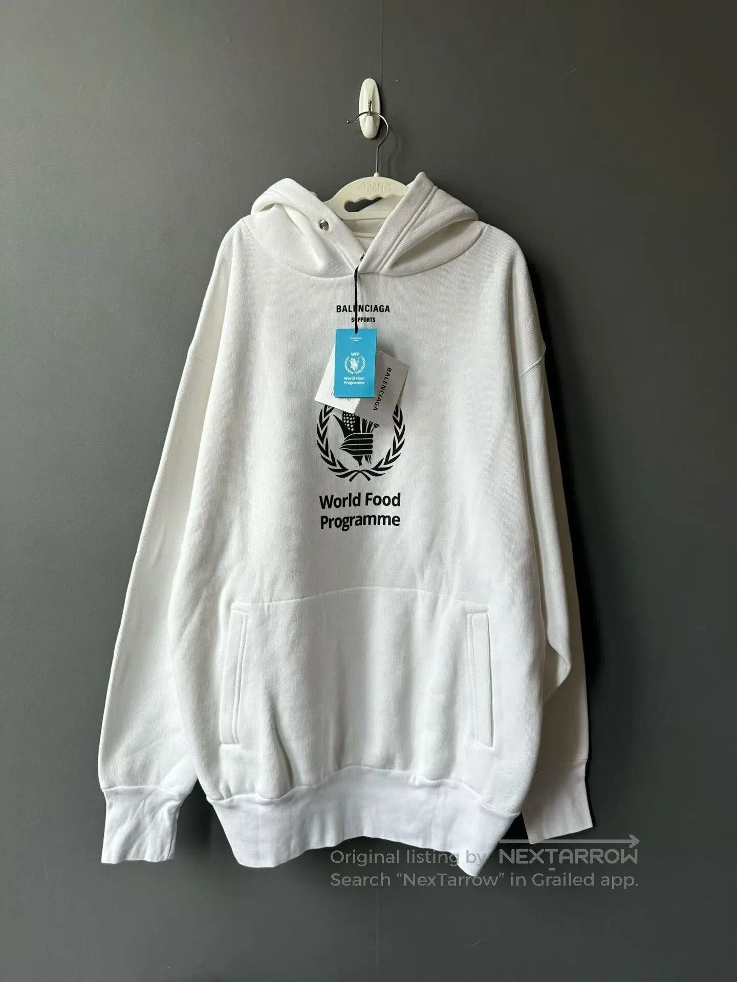 Balenciaga Balenciaga Charity Hoodie. Size US L / EU 52-54 / 3 - 1 Thumbnail