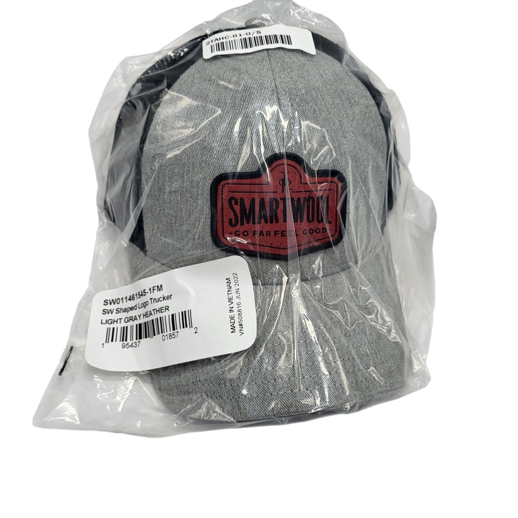 Smartwool Smartwool Truckers Hat Front Logo Snapback Mesh Grey Unisex Size ONE SIZE - 5 Thumbnail