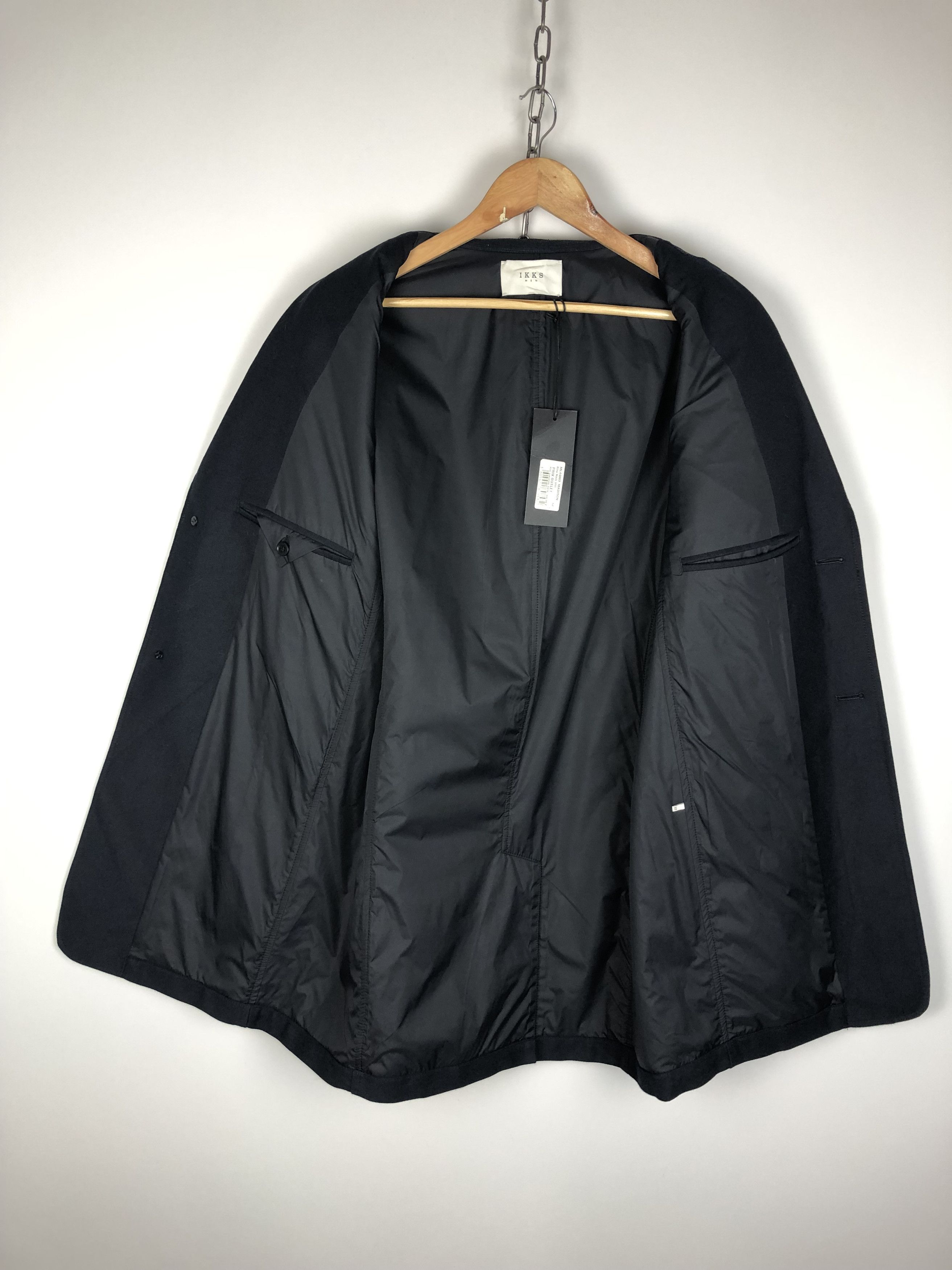 IKKS IKKS Trench Coat Jacket Navy siz 52 Size US L / EU 52-54 / 3 - 9 Thumbnail