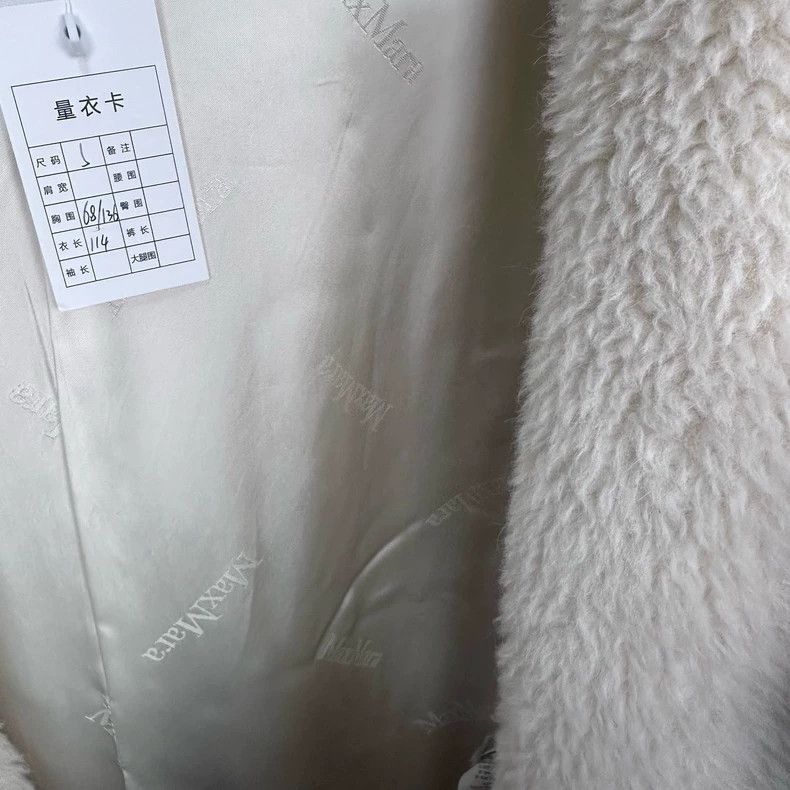 Max Mara Max Mara White Alpaca Teddy Coat Size S / US 4 / IT 40 - 4 Thumbnail