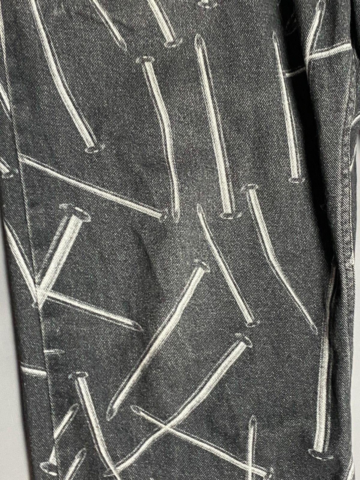 Jaded London Jaded London Jeans W34 Relaxed Fit Faded Black Nail Print Size US 34 / EU 50 - 7 Thumbnail