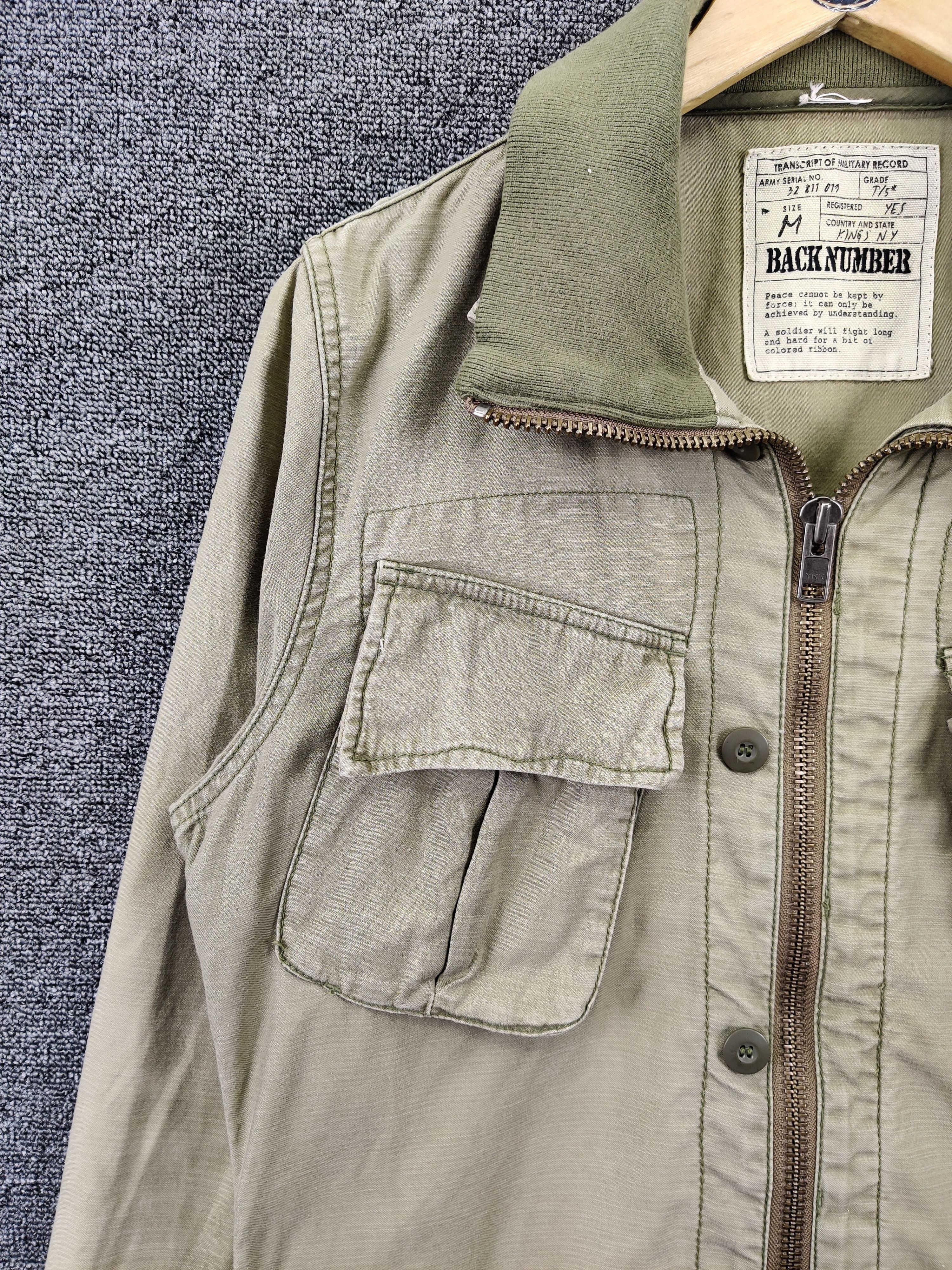 Japanese Brand Vintage Back Number Military Jacket Size US M / EU 48-50 / 2 - 6 Thumbnail