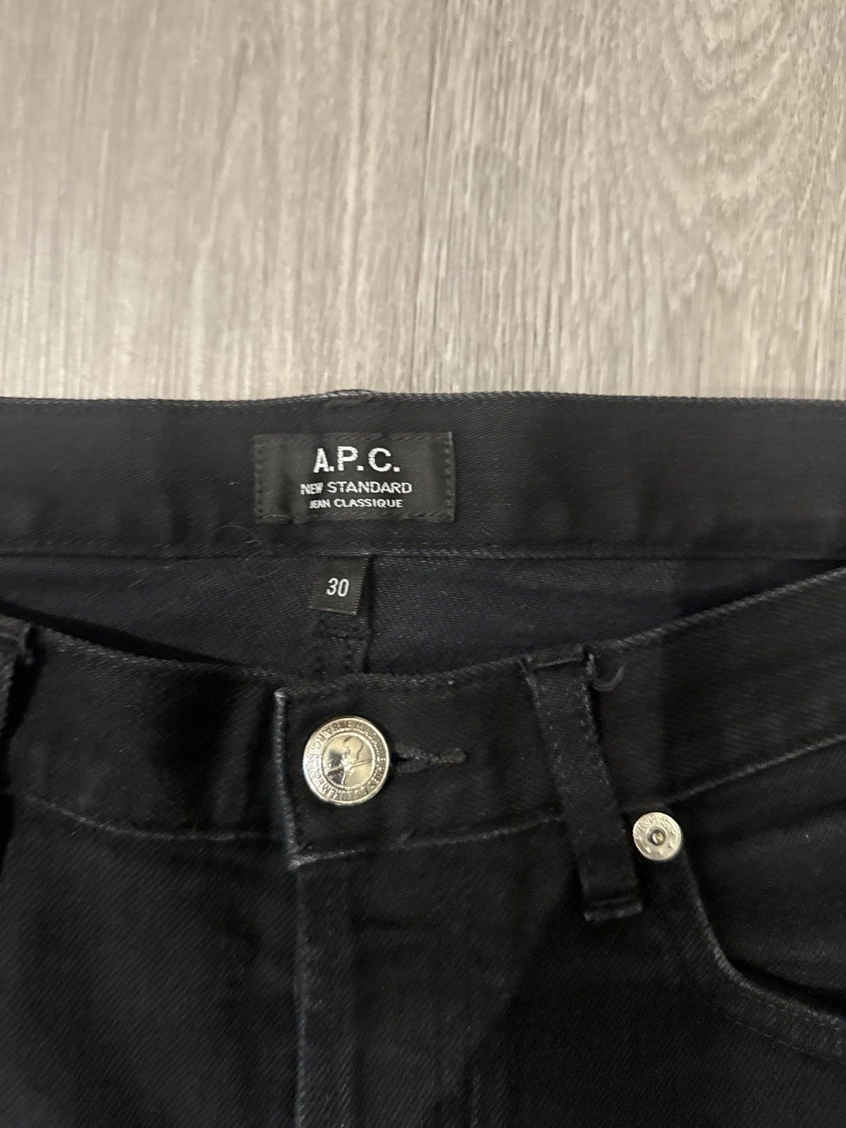 A.P.C. Black Jeans Size US 30 / EU 46 - 2 Thumbnail