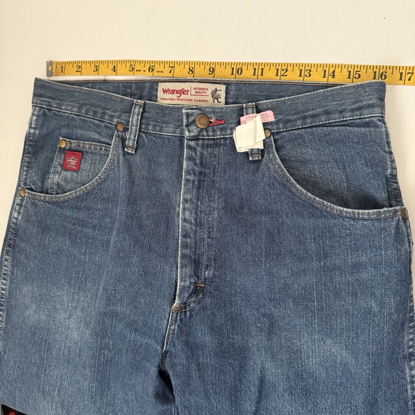 Wrangler Wrangler Jeans Western PBR Cowboy Rodeo Competition Size US 32 / EU 48 - 8 Thumbnail