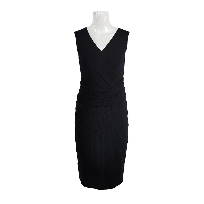 Max Mara MaxMara Elegant Knitted Dress in Deep Blue 0089 Size M / US 6-8 / IT 42-44 - 1 Thumbnail