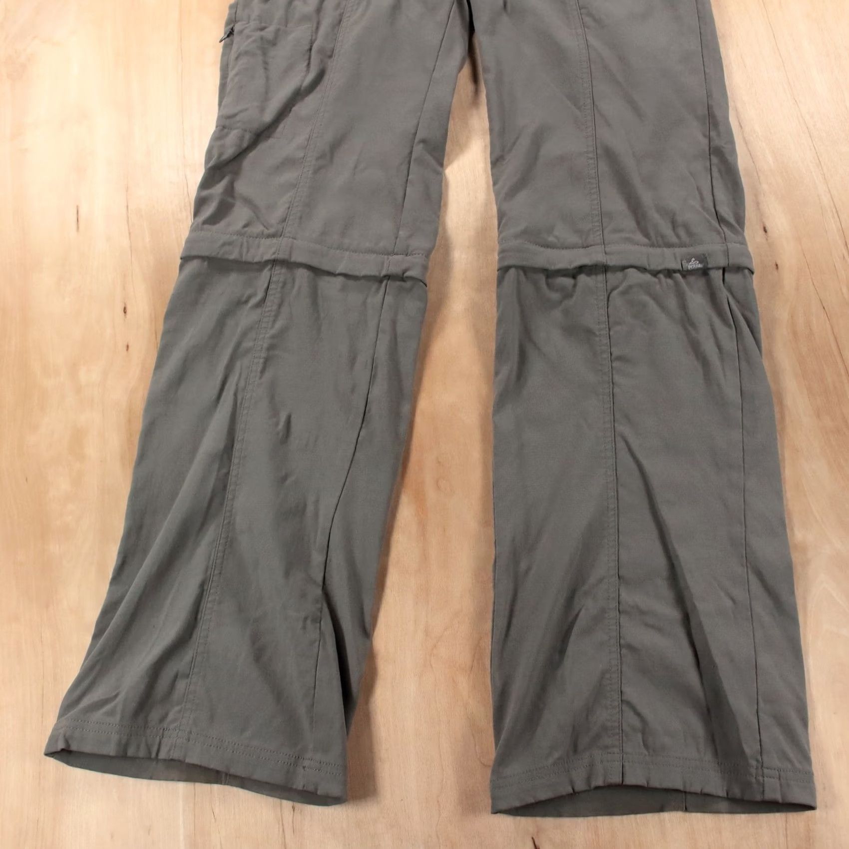 Prana prAna womens stretch nylon mid rise convertible cargo flare pants sz 8 climbing Size 30" / US 8 / IT 44 - 4 Thumbnail