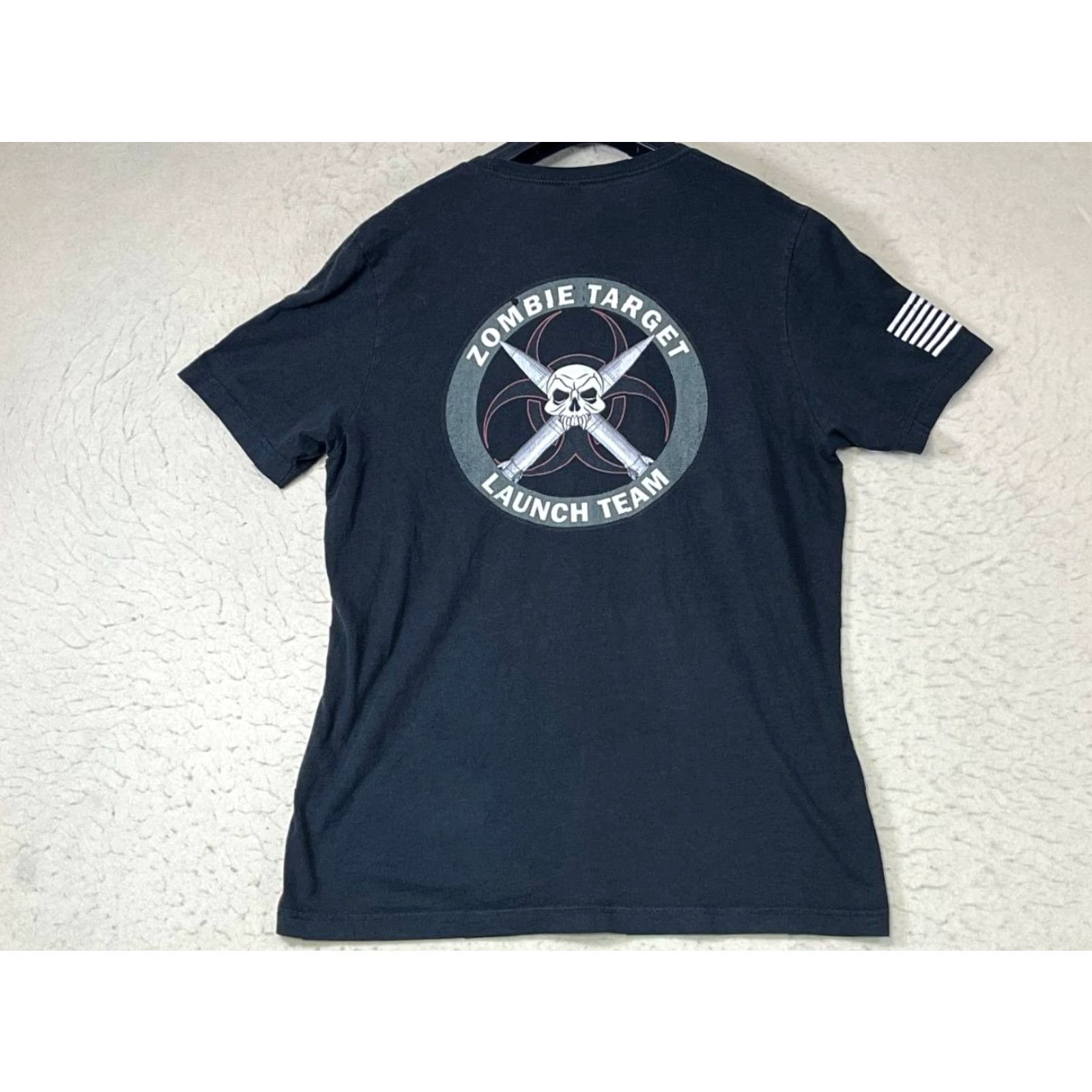 Vintage Canvas T-Shirt Mens Large Crew Neck Short Sleeve Black 80s 90s Biker City Classic Logo Size US L / EU 52-54 / 3 - 2 Thumbnail
