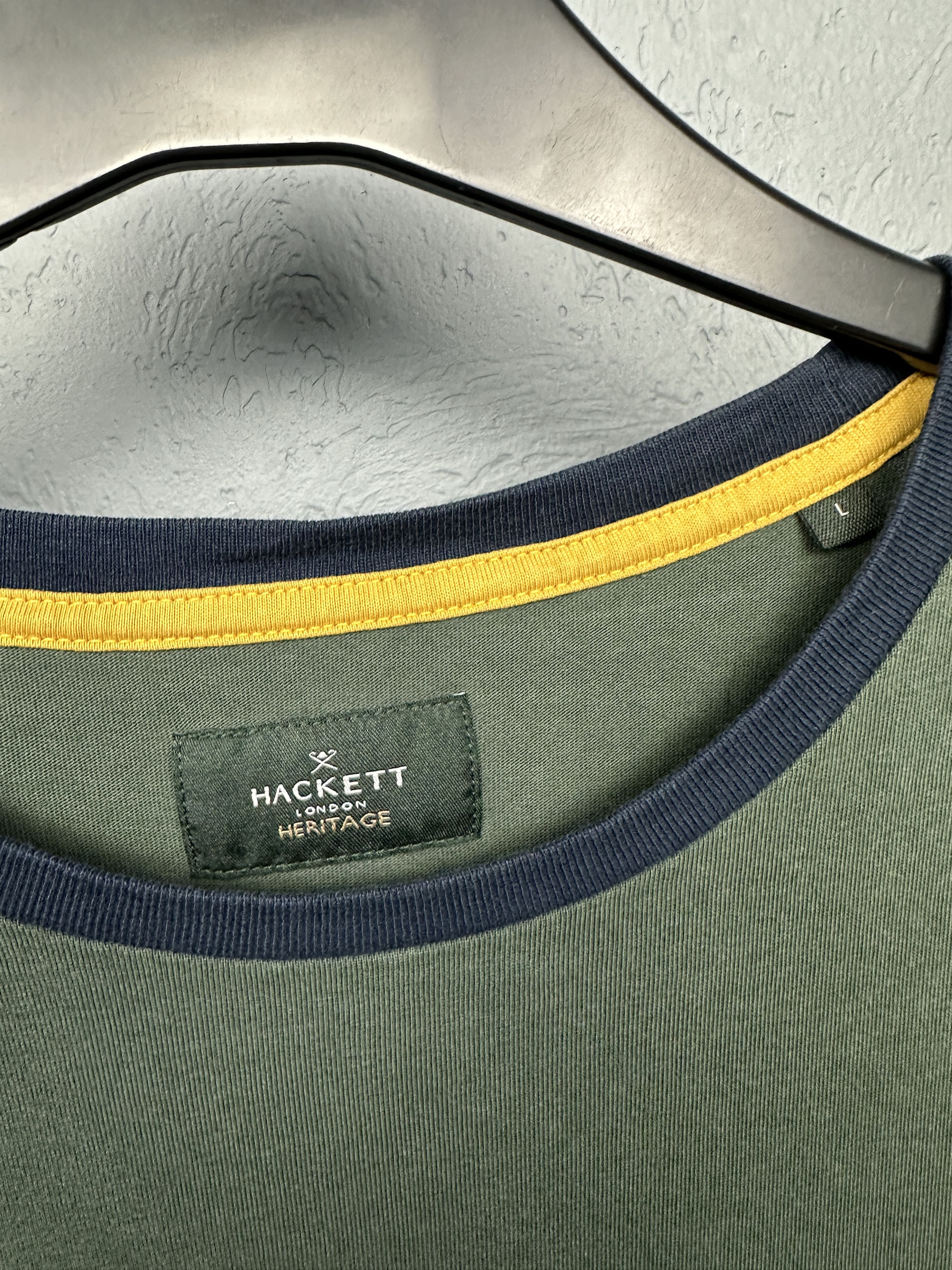 Hackett Hackett Mens Big Logo T-Shirt Size US L / EU 52-54 / 3 - 3 Thumbnail