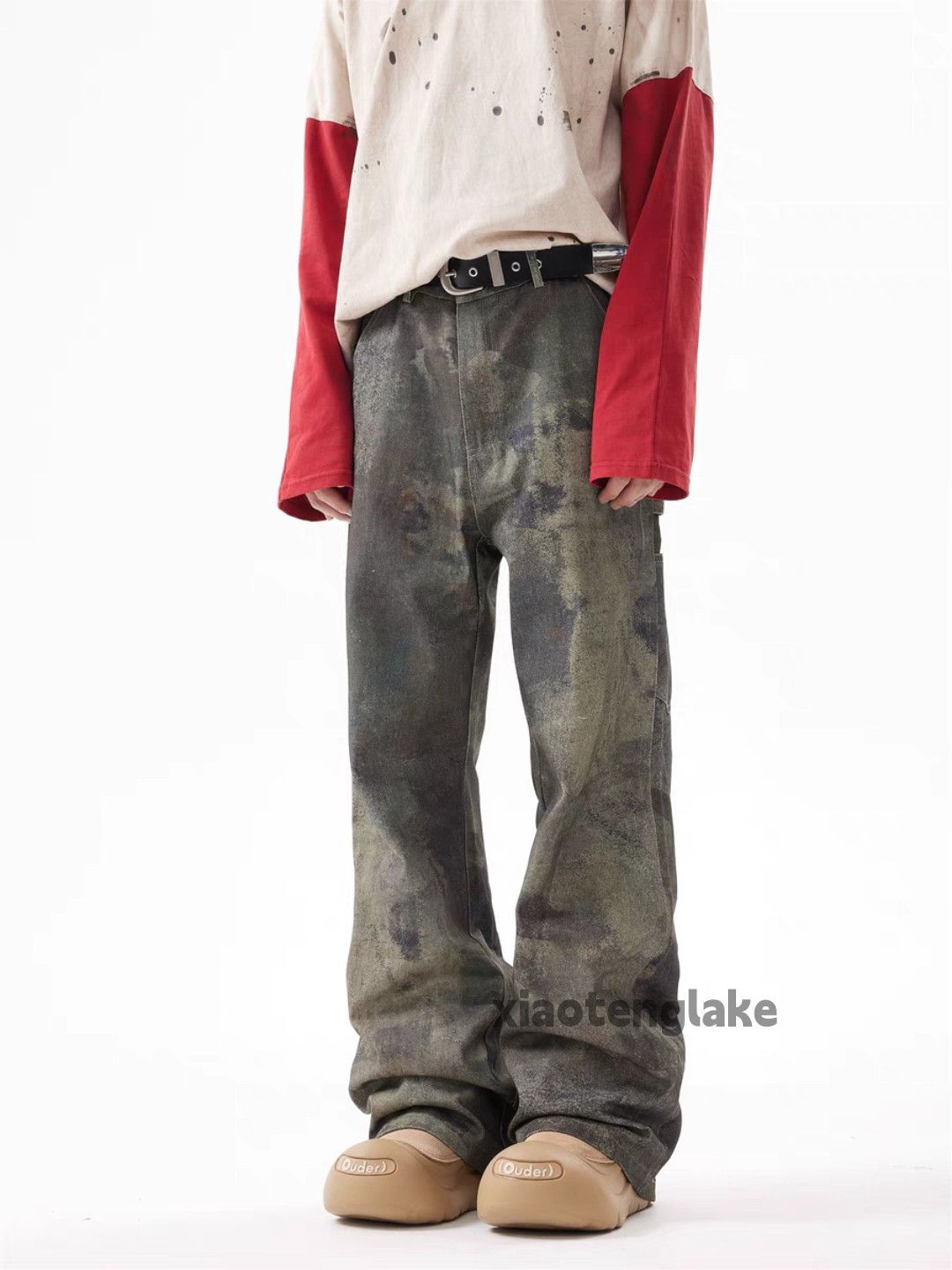 Designer × Japanese Brand × Vintage utility military outdoor pattern carpenter flared pants Size US 32 / EU 48 - 2 Thumbnail