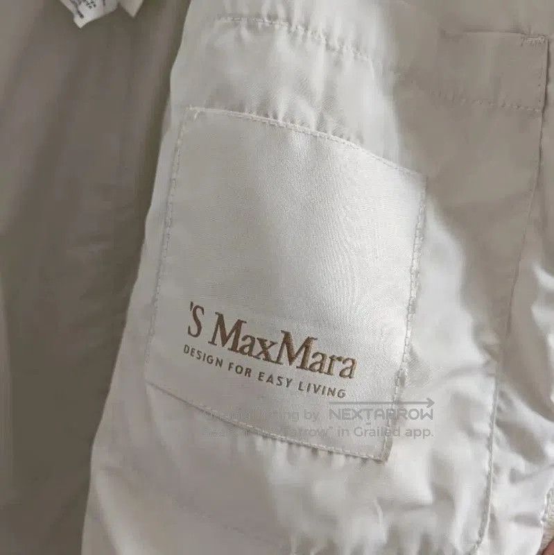 Max Mara MaxMara Women's White Cotton Jacket . Size L / US 10 / IT 46 - 3 Thumbnail