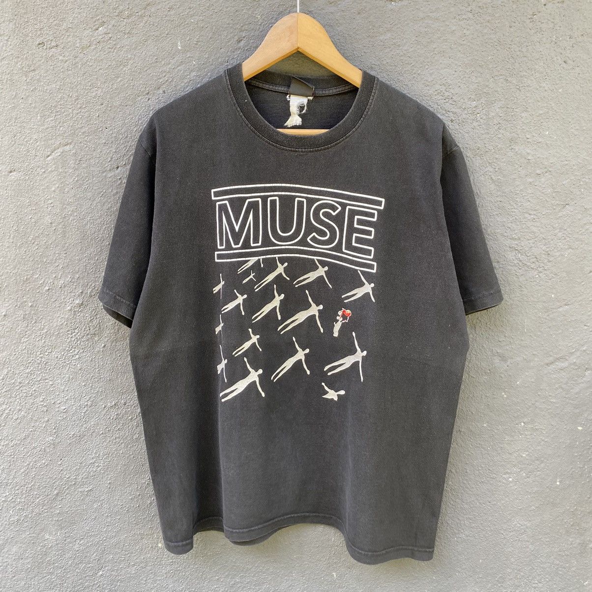 Band Tees Thrashed Faded Vintage Y2K Muse Band Promo Boot ERD GRUNGE T Size US L / EU 52-54 / 3 - 1 Thumbnail