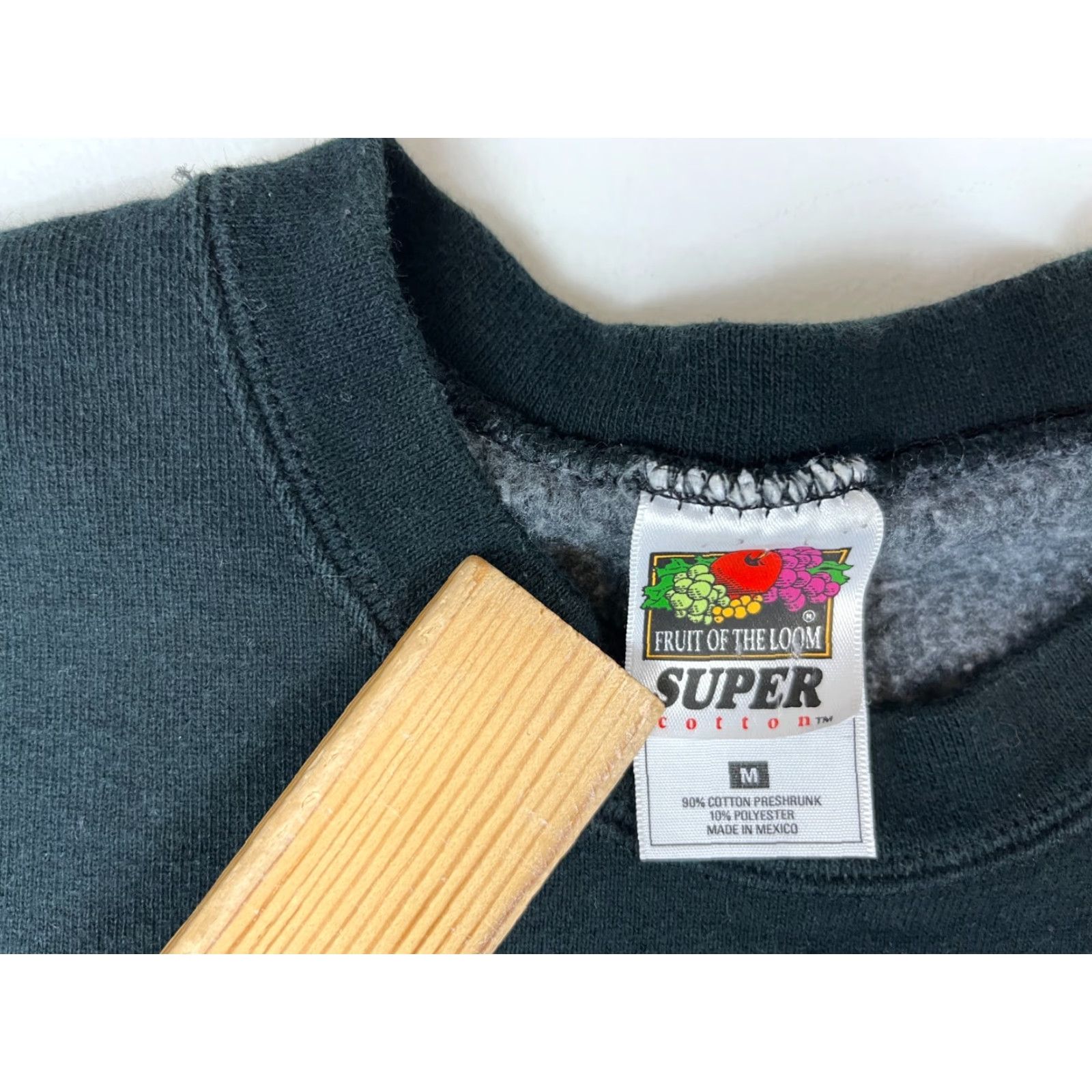 Fruit Of The Loom Men's Vintage Spirit of America B-2 Bomber Crewneck Sweatshirt Sz M Sweatshirt Black Cotton Blend Fleece Graphic Print Military 90s Mens Size US M / EU 48-50 / 2 - 6 Thumbnail