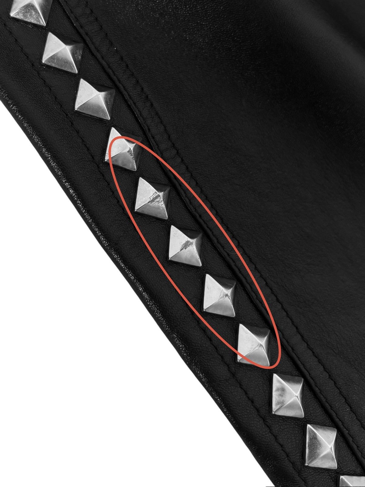 Celine × Hedi Slimane SS19/SS21 Studded Leather Pants (2019/2021, Stud) Size US 30 / EU 46 - 7 Thumbnail