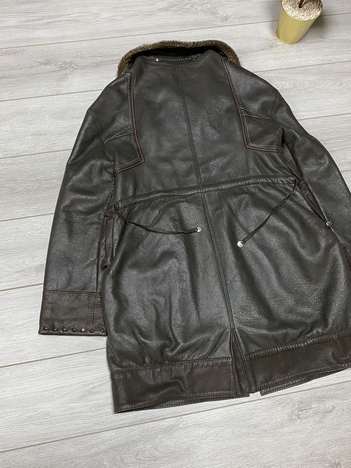 Marithe + Francois Girbaud Marithe Francois Girbaud RARE sheepskin leather coat Size US L / EU 52-54 / 3 - 19 Thumbnail