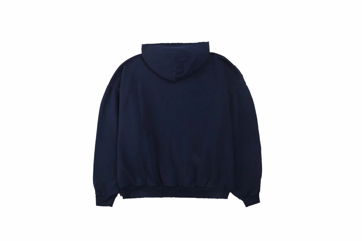 Balenciaga o1la1rc1a1224 Be Nice Printed Hoodie in Marine Blue Size US M / EU 48-50 / 2 - 2 Thumbnail