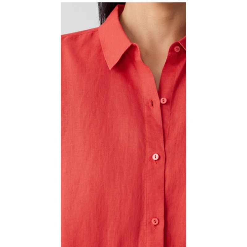 Eileen Fisher Eileen Fisher Organic Linen Handkerchief Shirt L Size L / US 10 / IT 46 - 4 Thumbnail