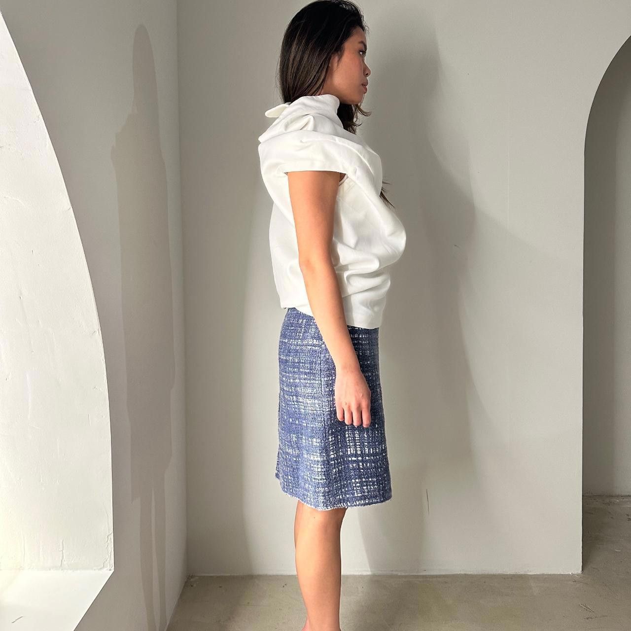 Issey Miyake Issey Miyake BNWT Cacoon Assymetrical Warped Top Size S / US 4 / IT 40 - 4 Thumbnail