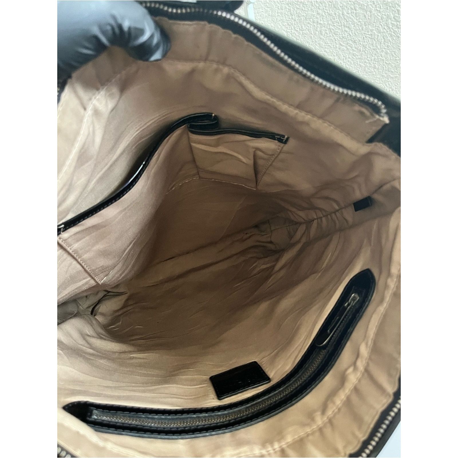 Burberry Burberry patent leather/canvas XL tote bag Size ONE SIZE - 11 Thumbnail