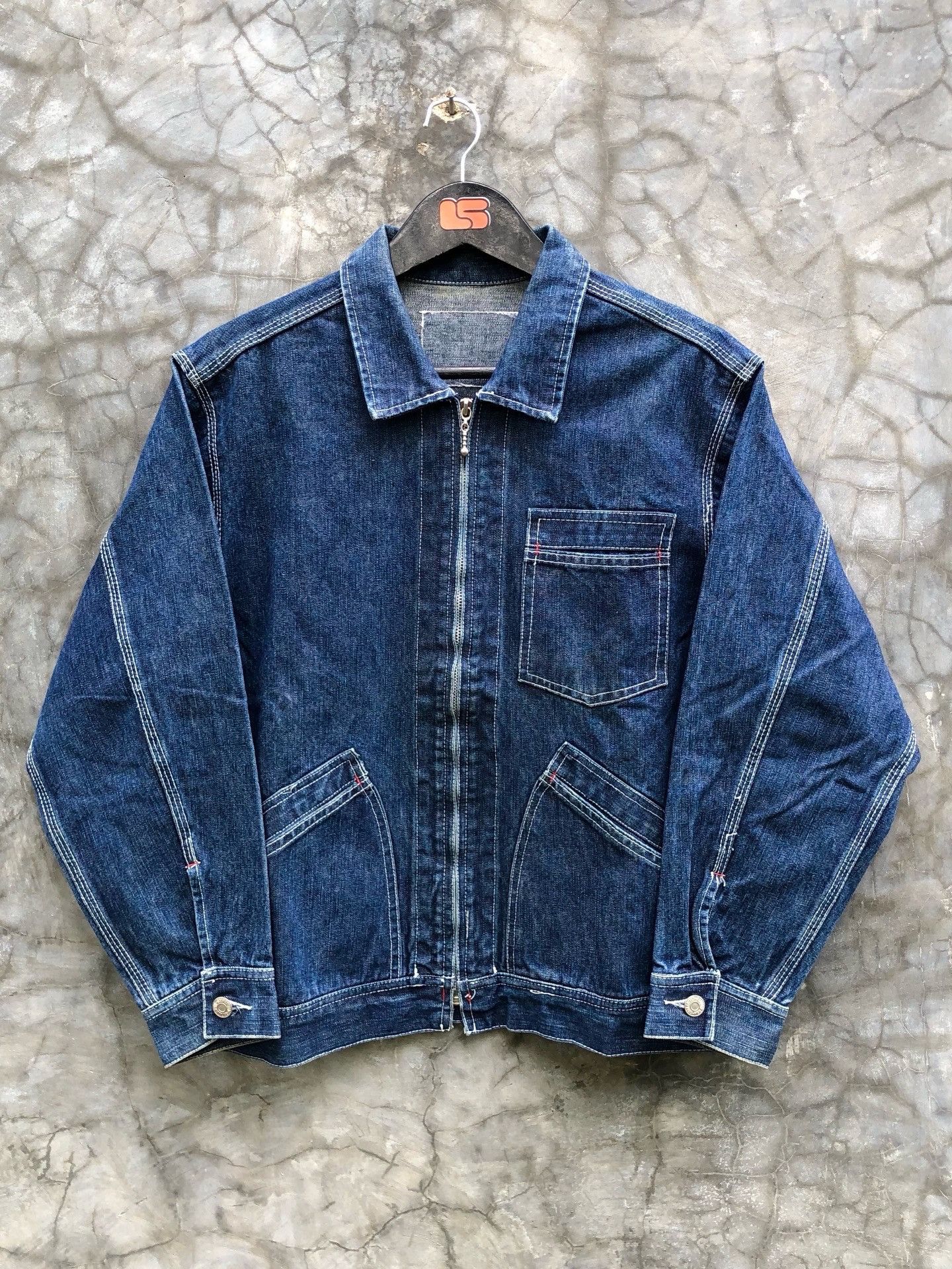 Vintage Vintage Denim work jacket japan Size US M / EU 48-50 / 2 - 1 Thumbnail