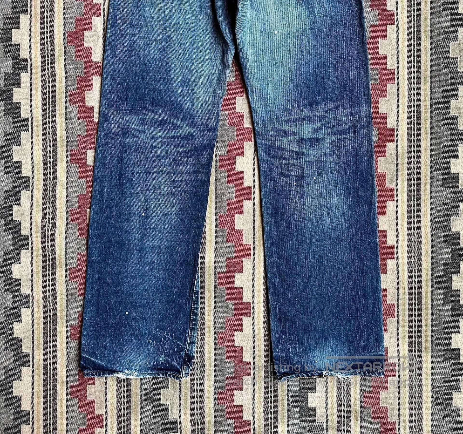 Prps Prps P47P09X Patch Distressed Denim Jeans. Size US 30 / EU 46 - 4 Thumbnail
