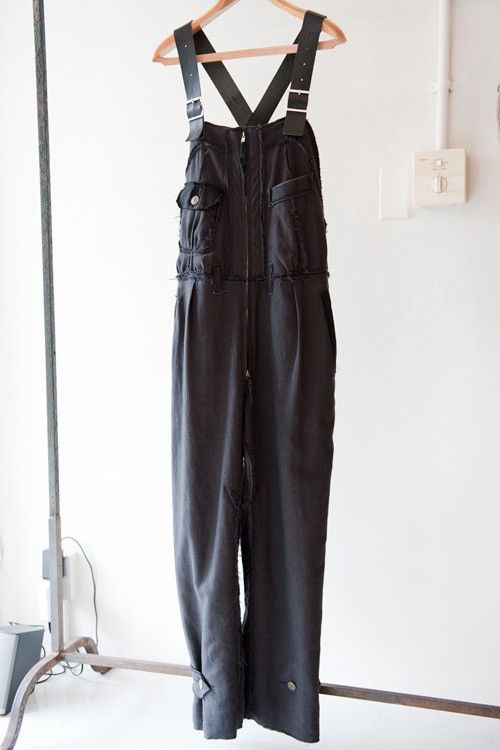Takahiromiyashita The Soloist. fall 2011 Cocktail Overalls (charcoal) Size US 32 / EU 48 - 1 Thumbnail