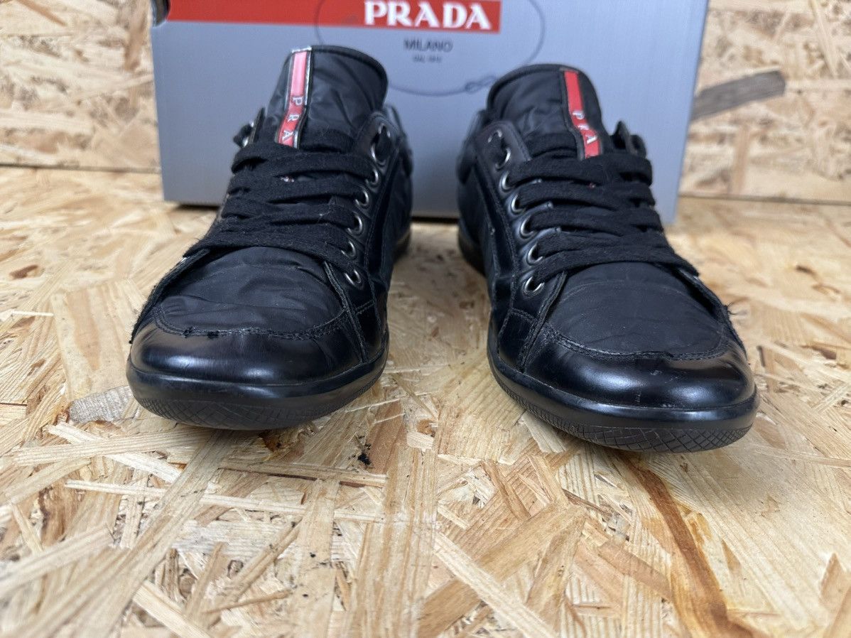 Prada Prada sneakers size 10 US leather/nylon Size US 9.5 / EU 42-43 - 2 Thumbnail