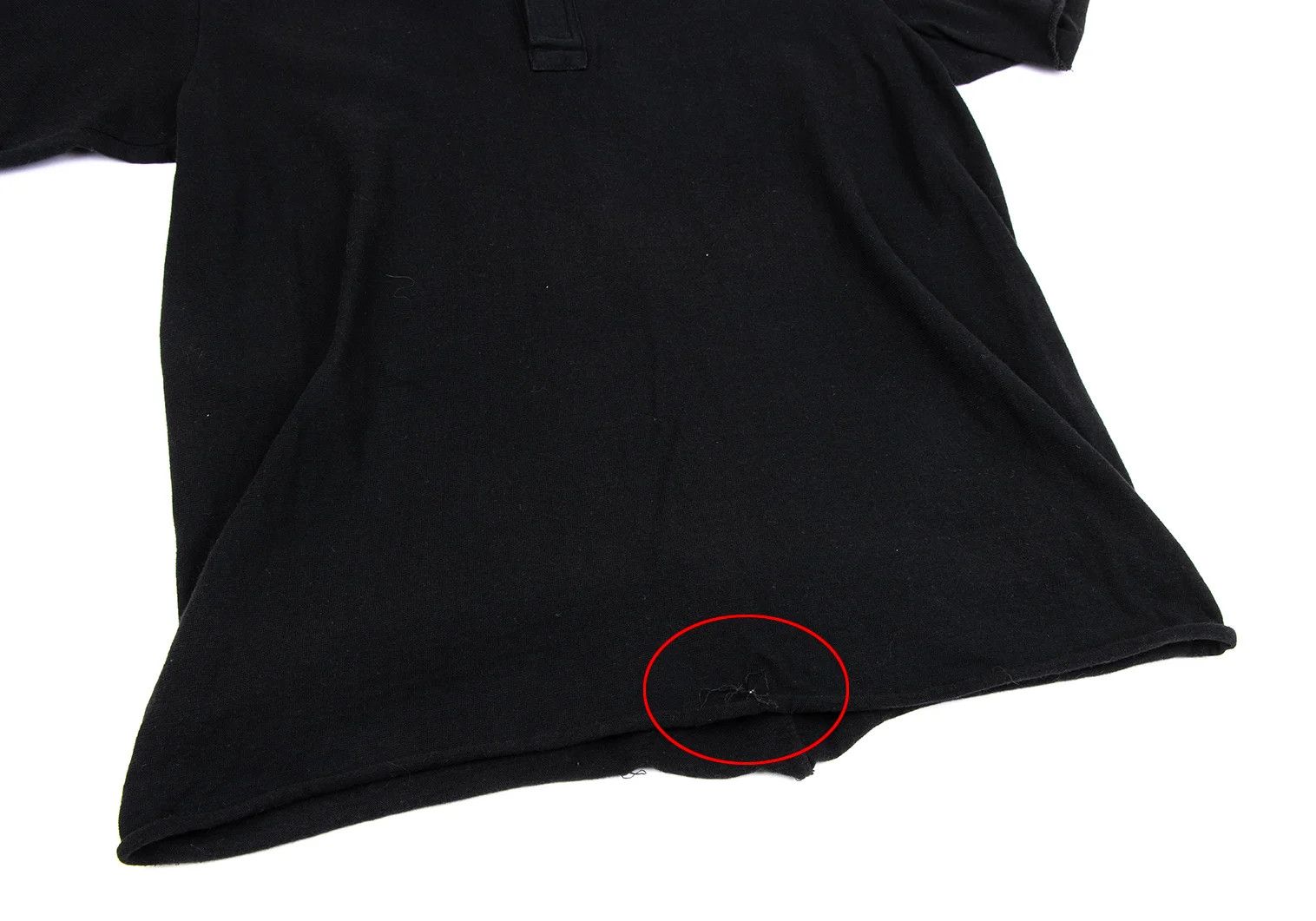 Yohji Yamamoto Yohji Yamamoto Velcro Neck Center Seam T-Shirt Size US M / EU 48-50 / 2 - 7 Thumbnail