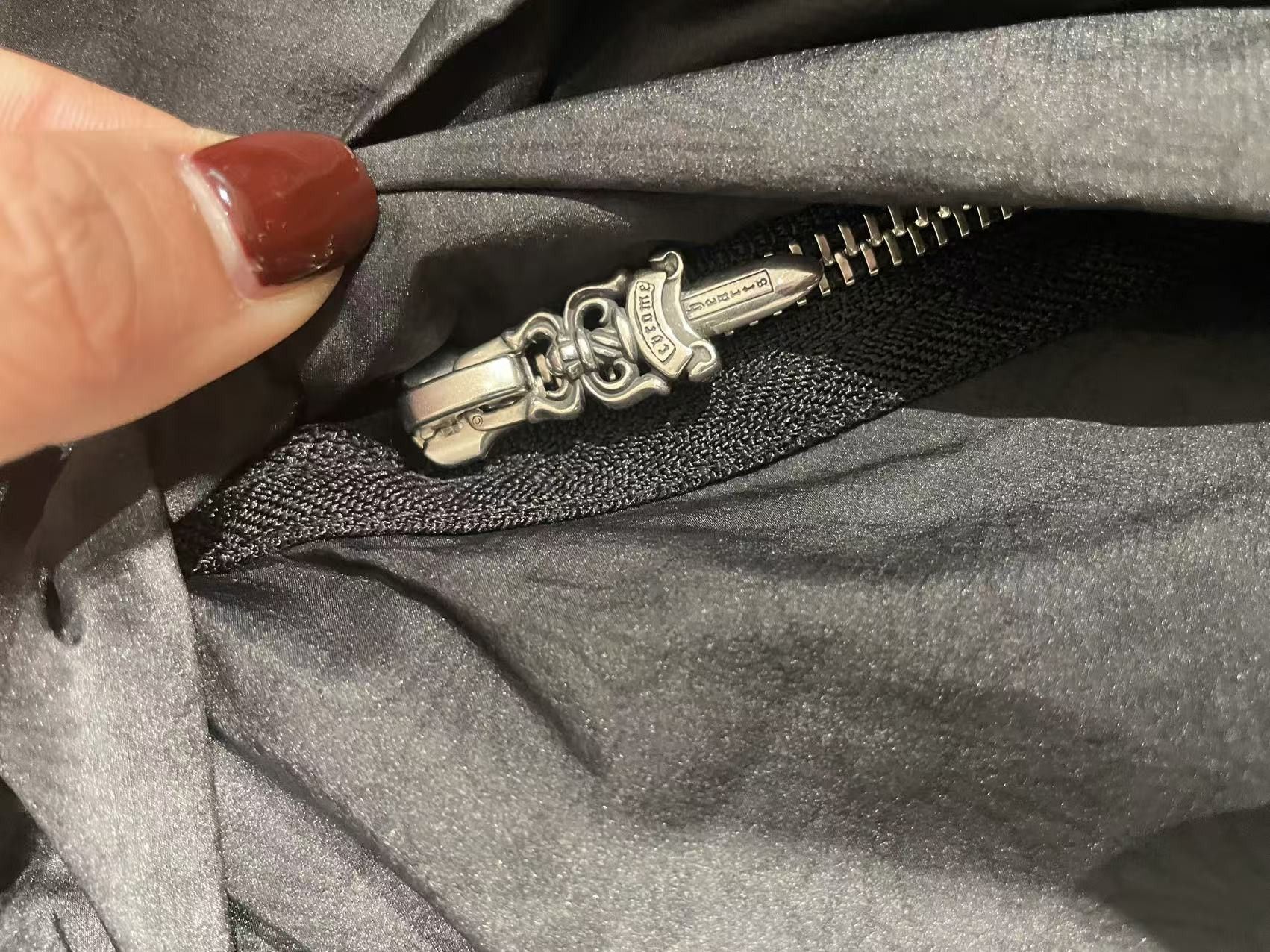 Chrome Hearts Chrome Hearts Black Script Logo Windbreaker Jacket Size L / US 10 / IT 46 - 7 Thumbnail