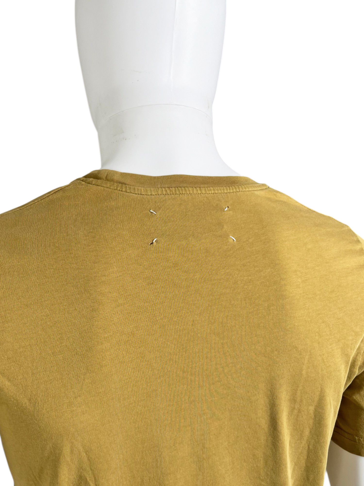 Maison Margiela S/S 2016 Yellow Ochre Cotton Tee Size US S / EU 44-46 / 1 - 4 Thumbnail