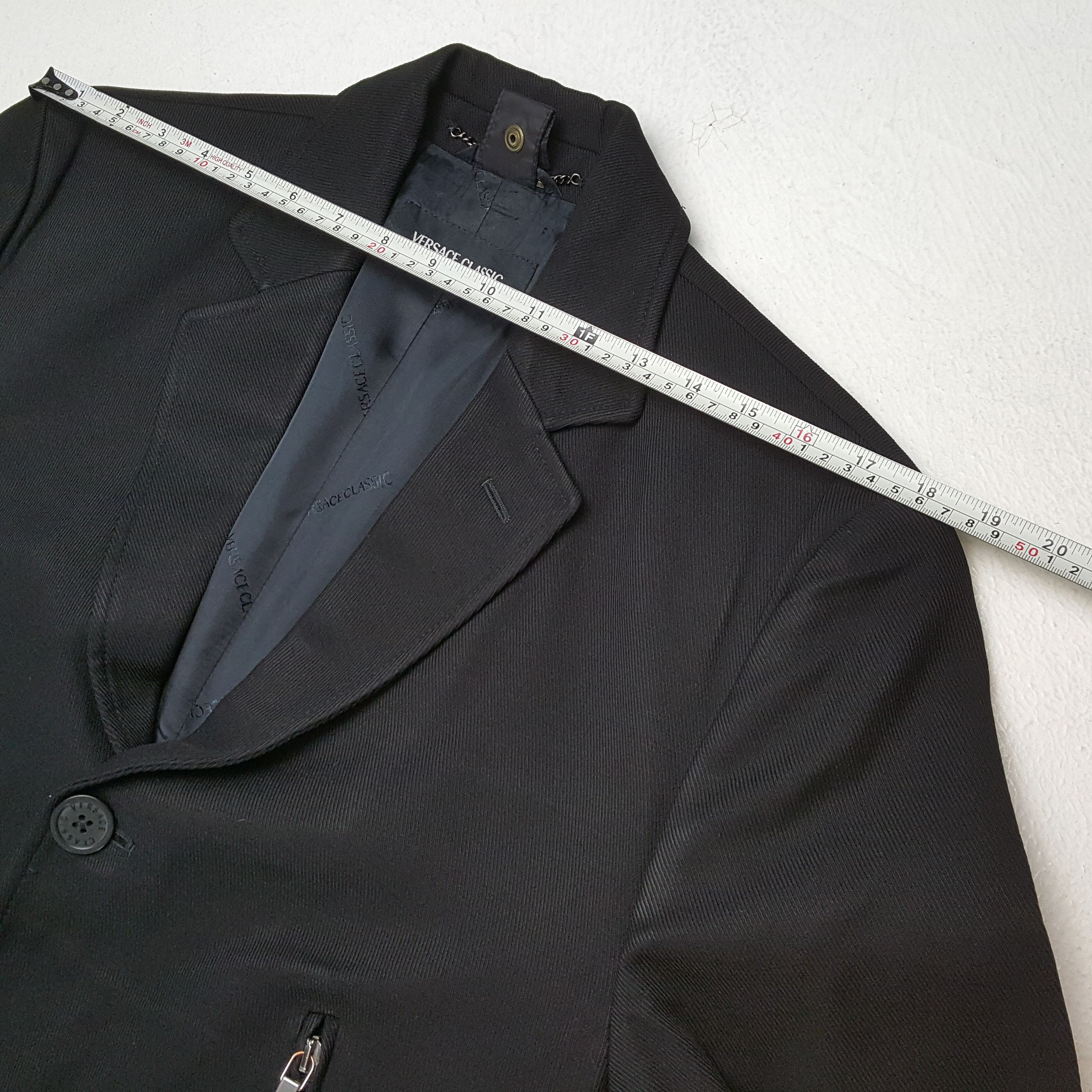 Versace × Vintage VERSACE CLASSIC Winter Fashion Style Long Jacket Size US M / EU 48-50 / 2 - 4 Thumbnail