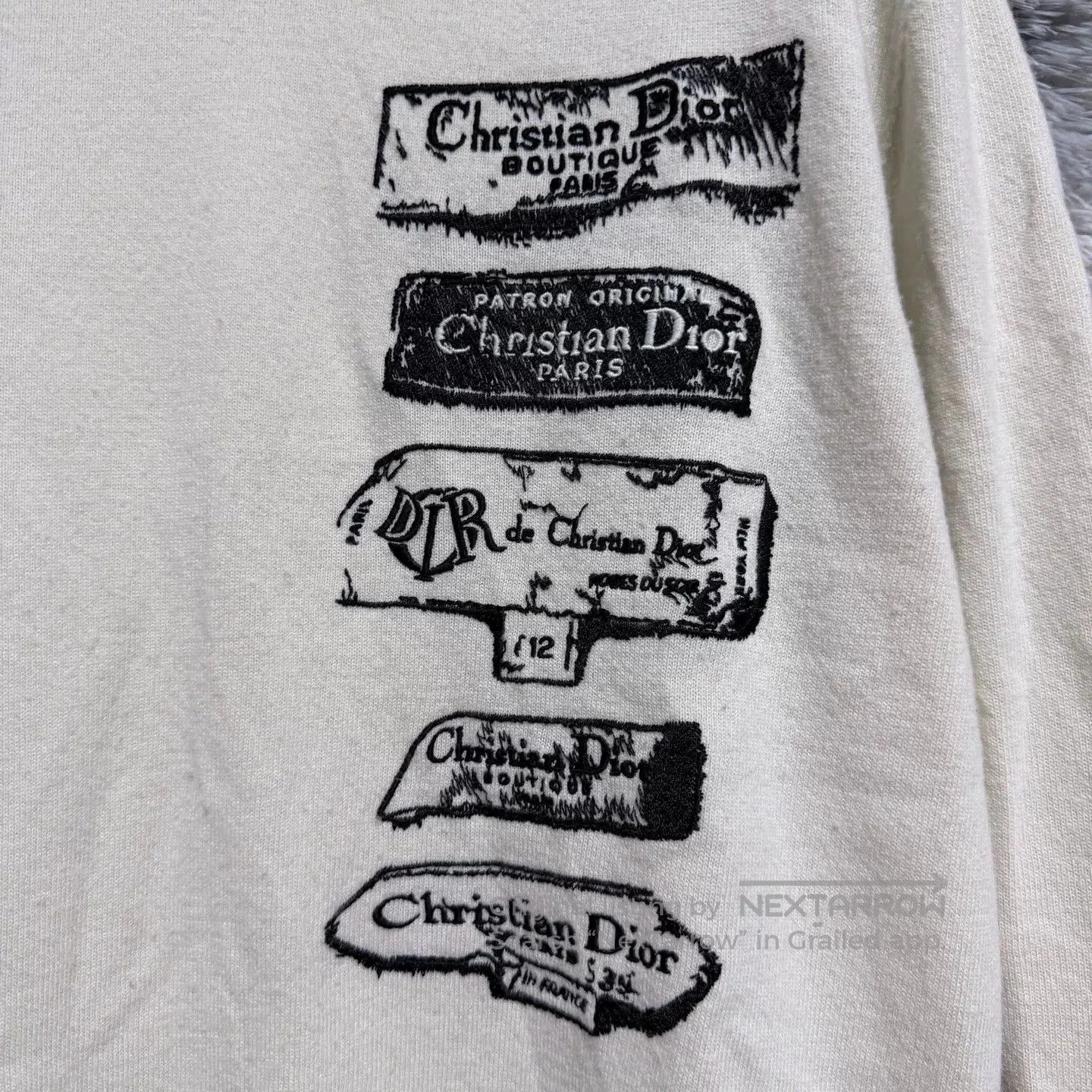 Dior Dior Logo Embroidery Wool Sweater. Size US S / EU 44-46 / 1 - 4 Thumbnail