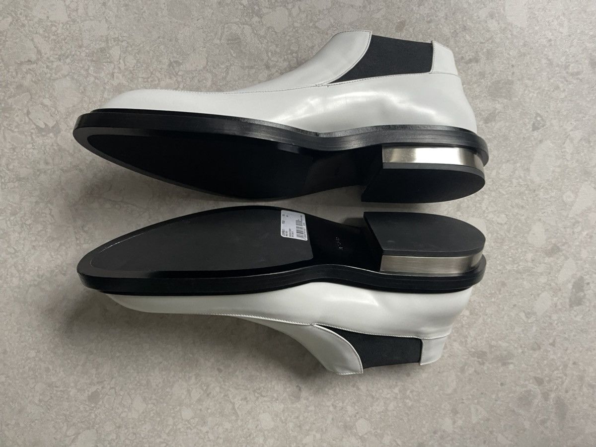 Jil Sander Ankle Boot Spazzolato Optic White Leather Size US 11 / EU 44 - 4 Thumbnail