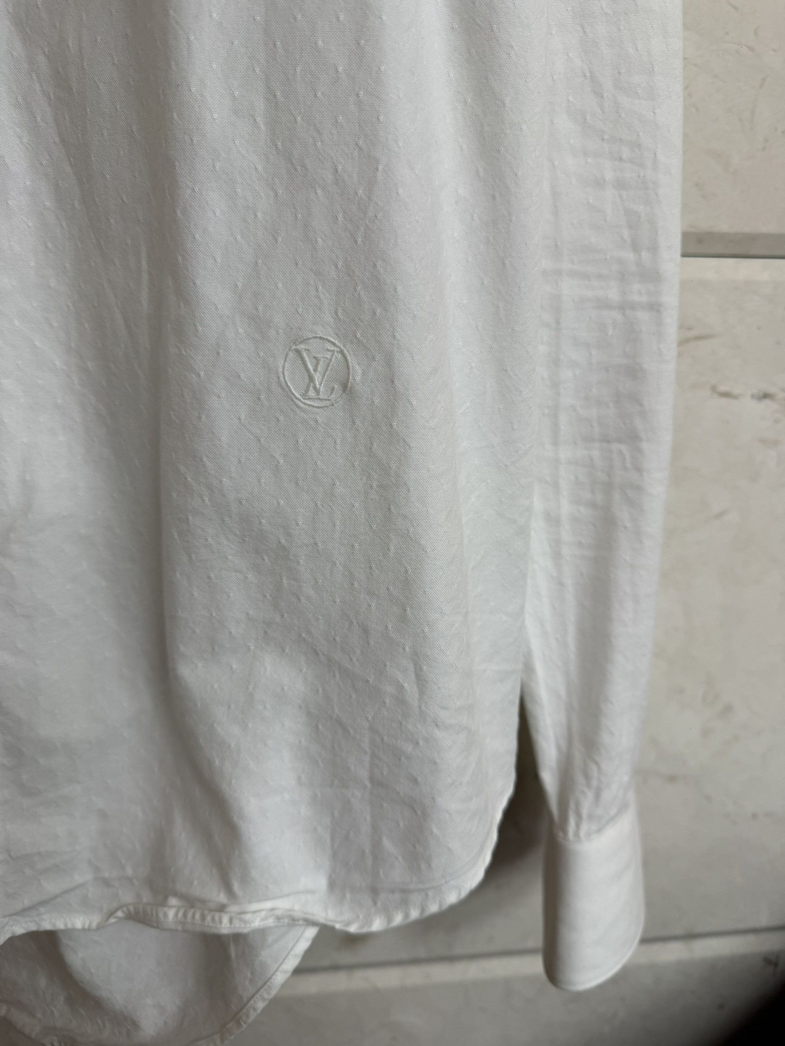 Louis Vuitton Louis Vuitton / Oxford Shirt White Regular Fit / 41 Size US M / EU 48-50 / 2 - 13 Thumbnail